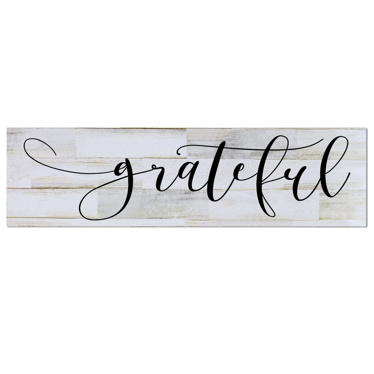 Family Barnwood Sign Home Decor - Grateful - LifeSong Milestones