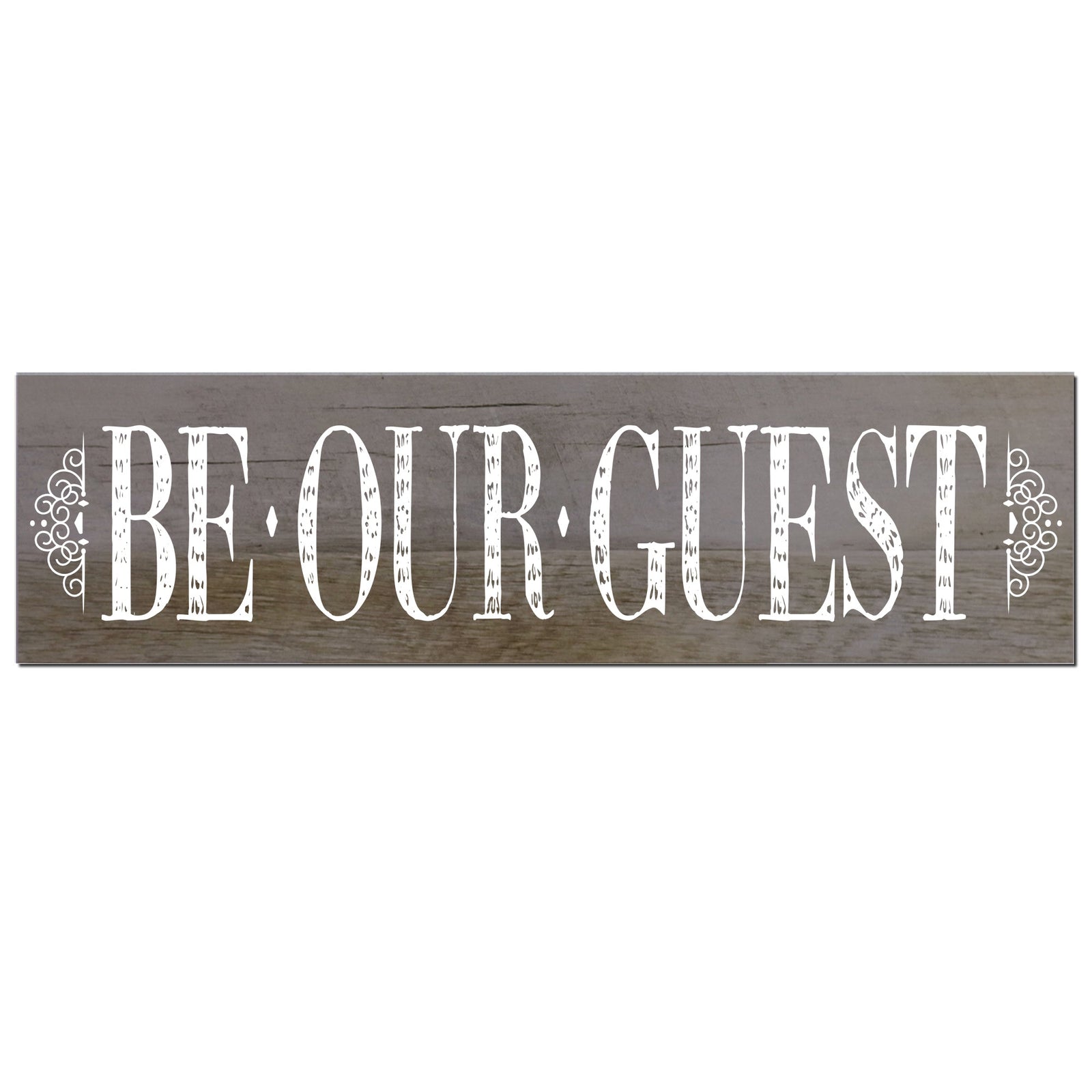 Family Barnwood Sign Home Decor - Our Guest - LifeSong Milestones
