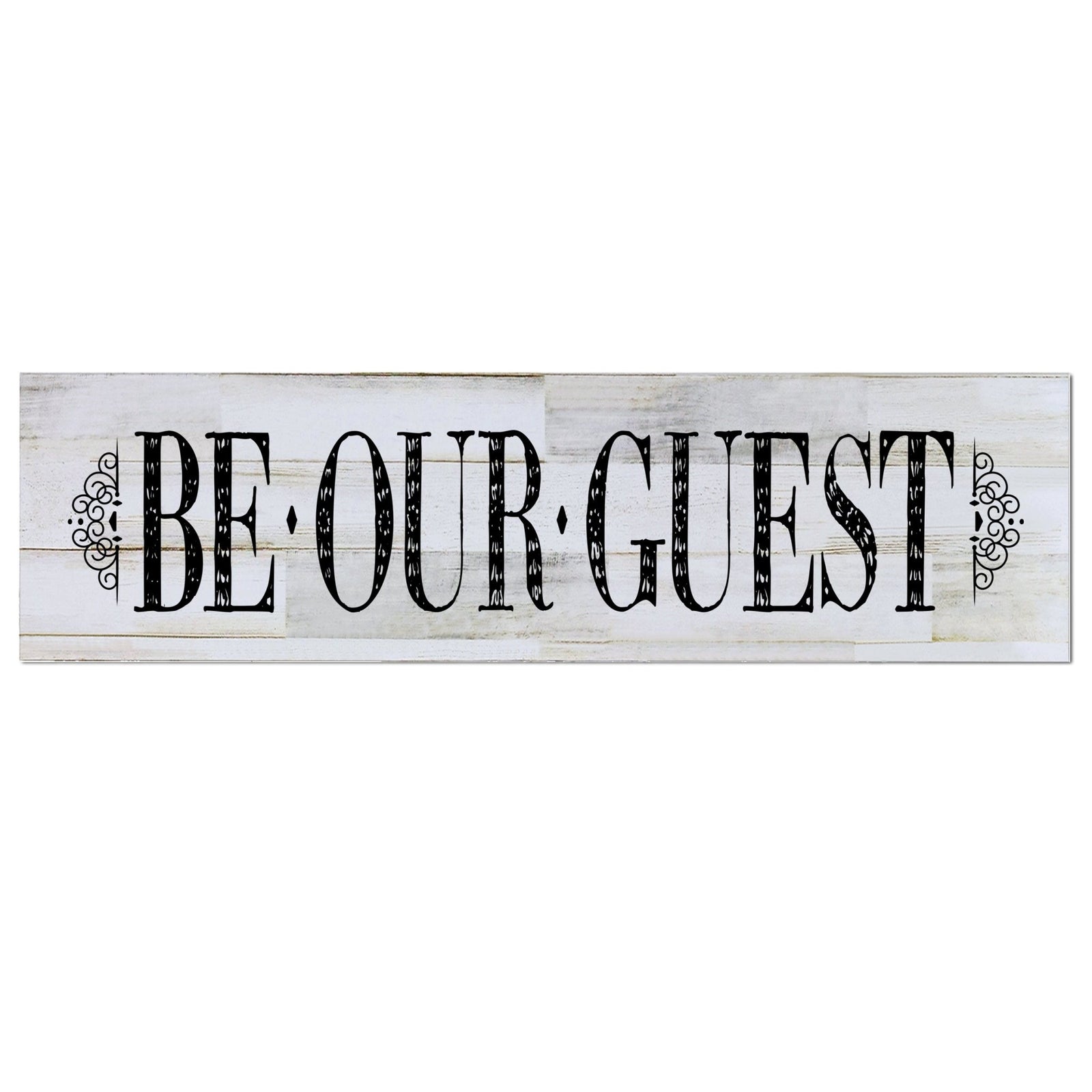 Family Barnwood Sign Home Decor - Our Guest - LifeSong Milestones