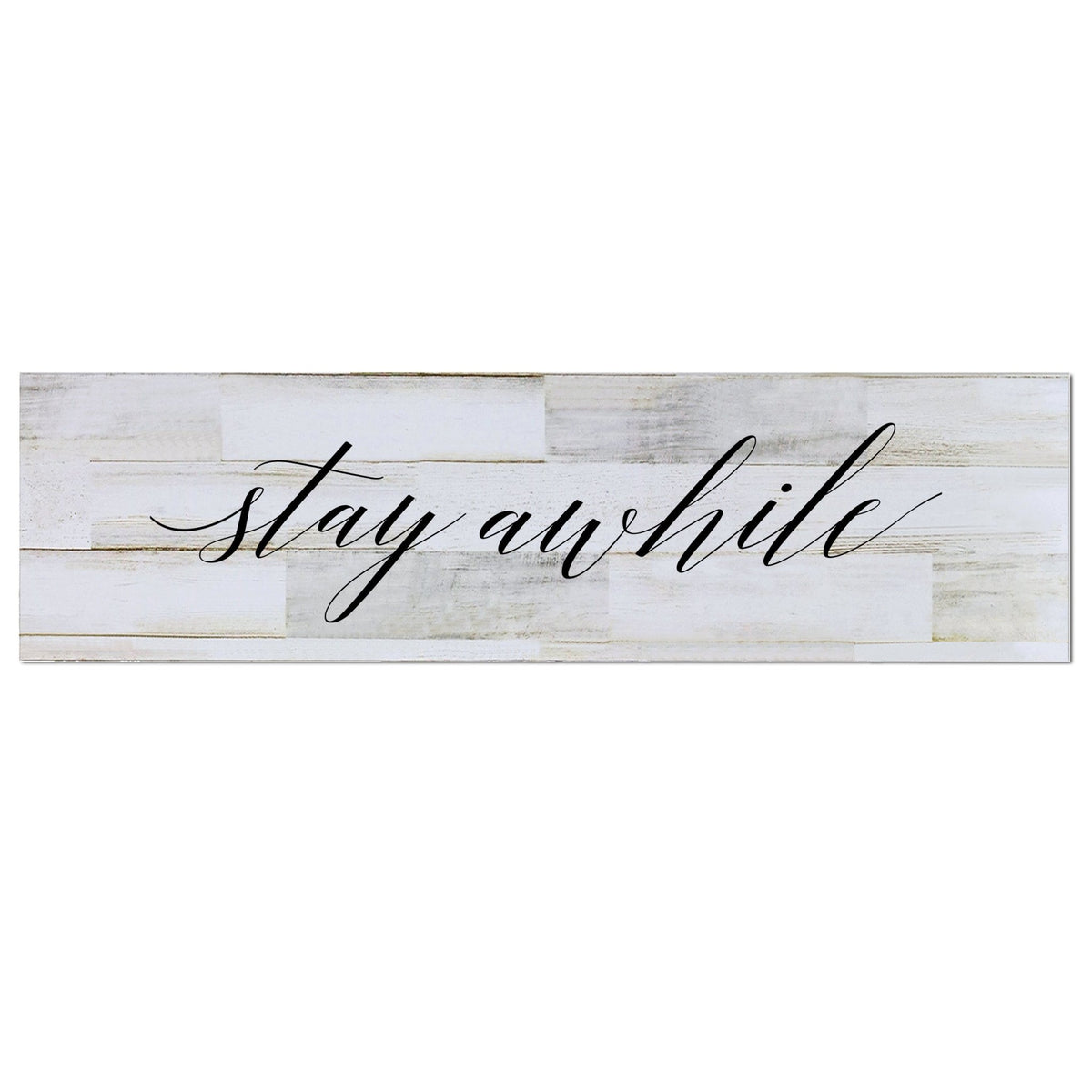 Family Barnwood Sign Home Decor - Stay Awhile - LifeSong Milestones