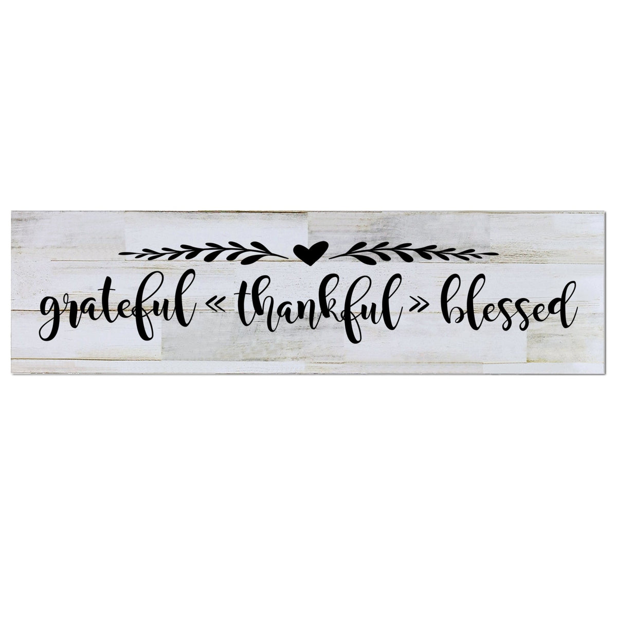 Family Barnwood Sign Home Decor - Thankful - LifeSong Milestones