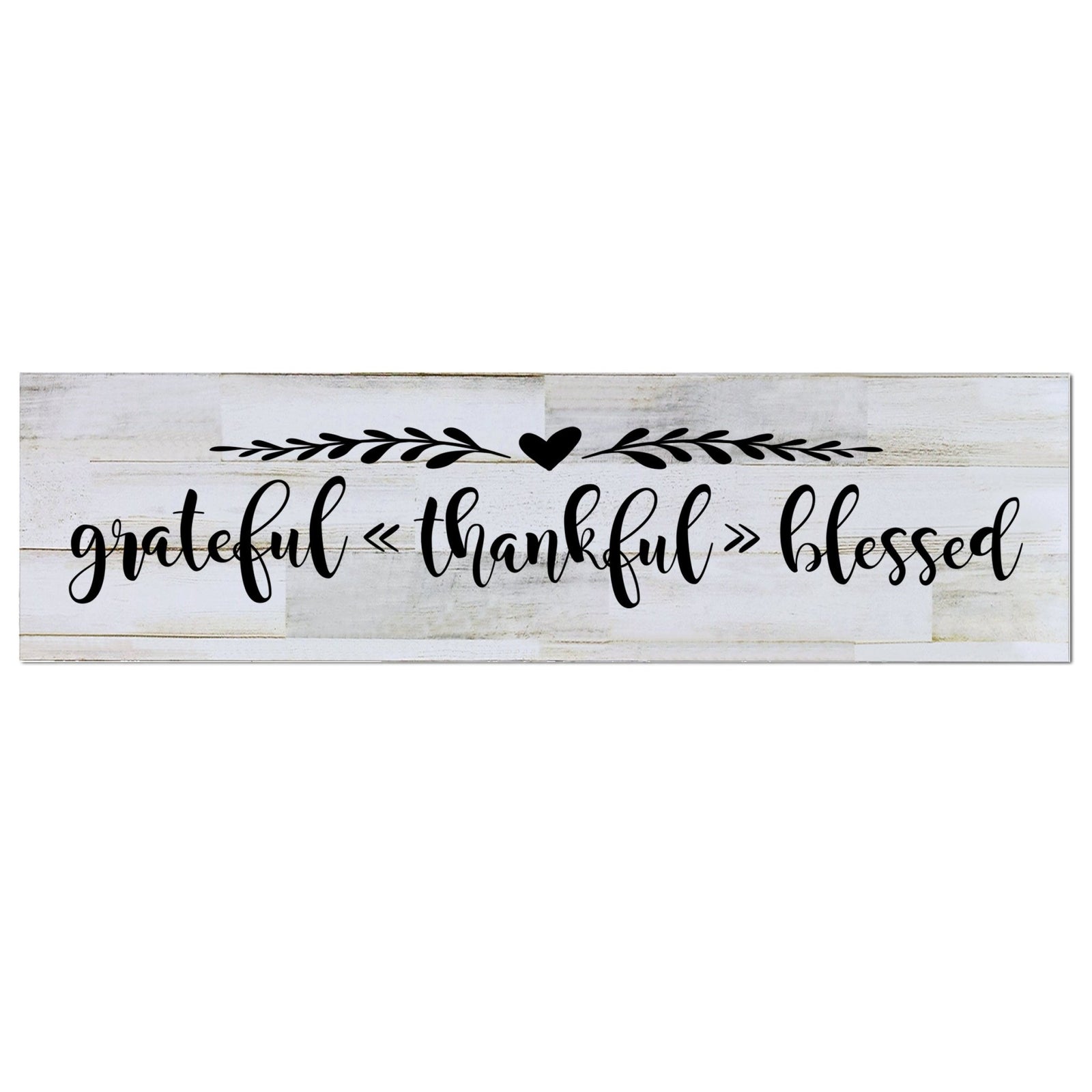 Family Barnwood Sign Home Decor - Thankful - LifeSong Milestones