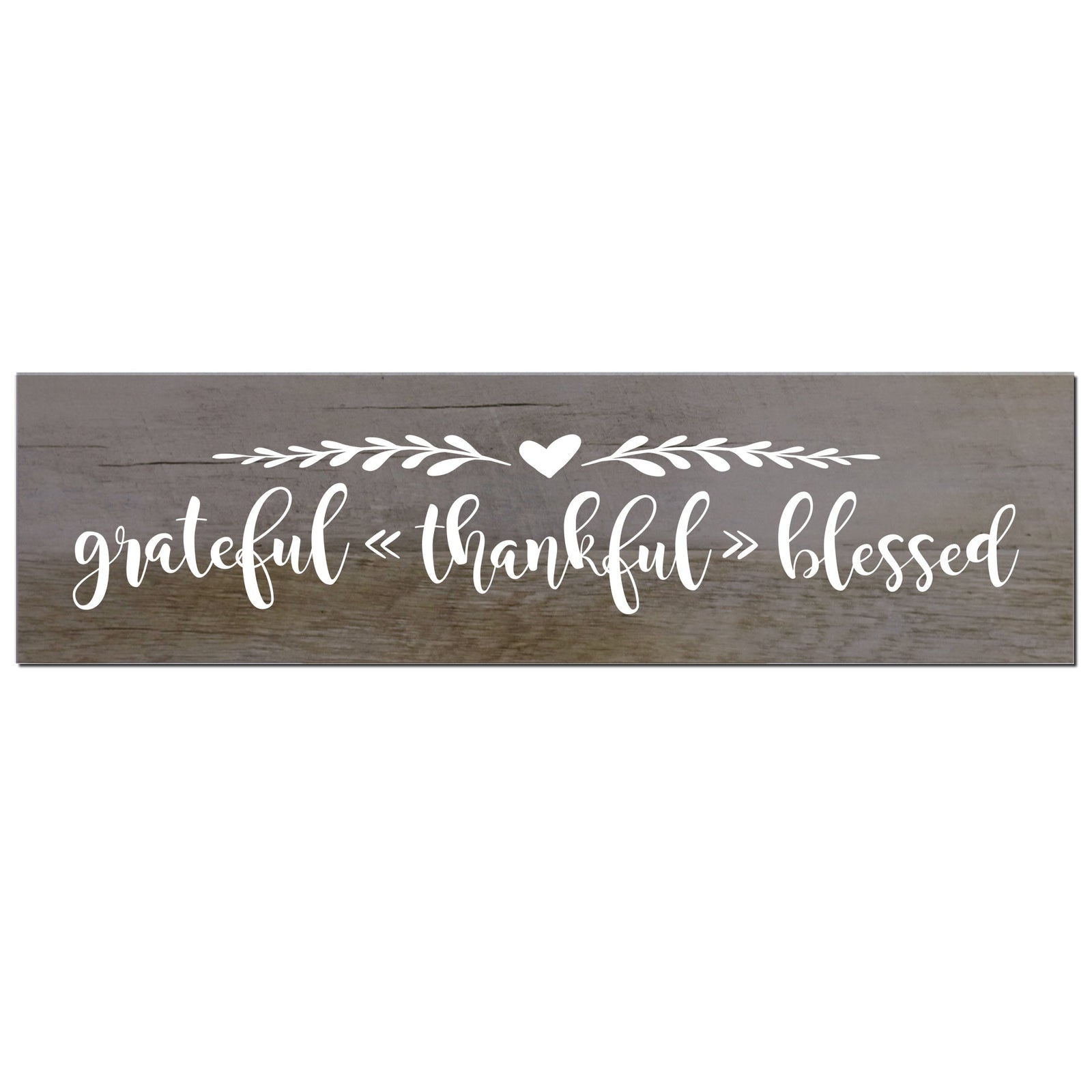 Family Barnwood Sign Home Decor - Thankful - LifeSong Milestones