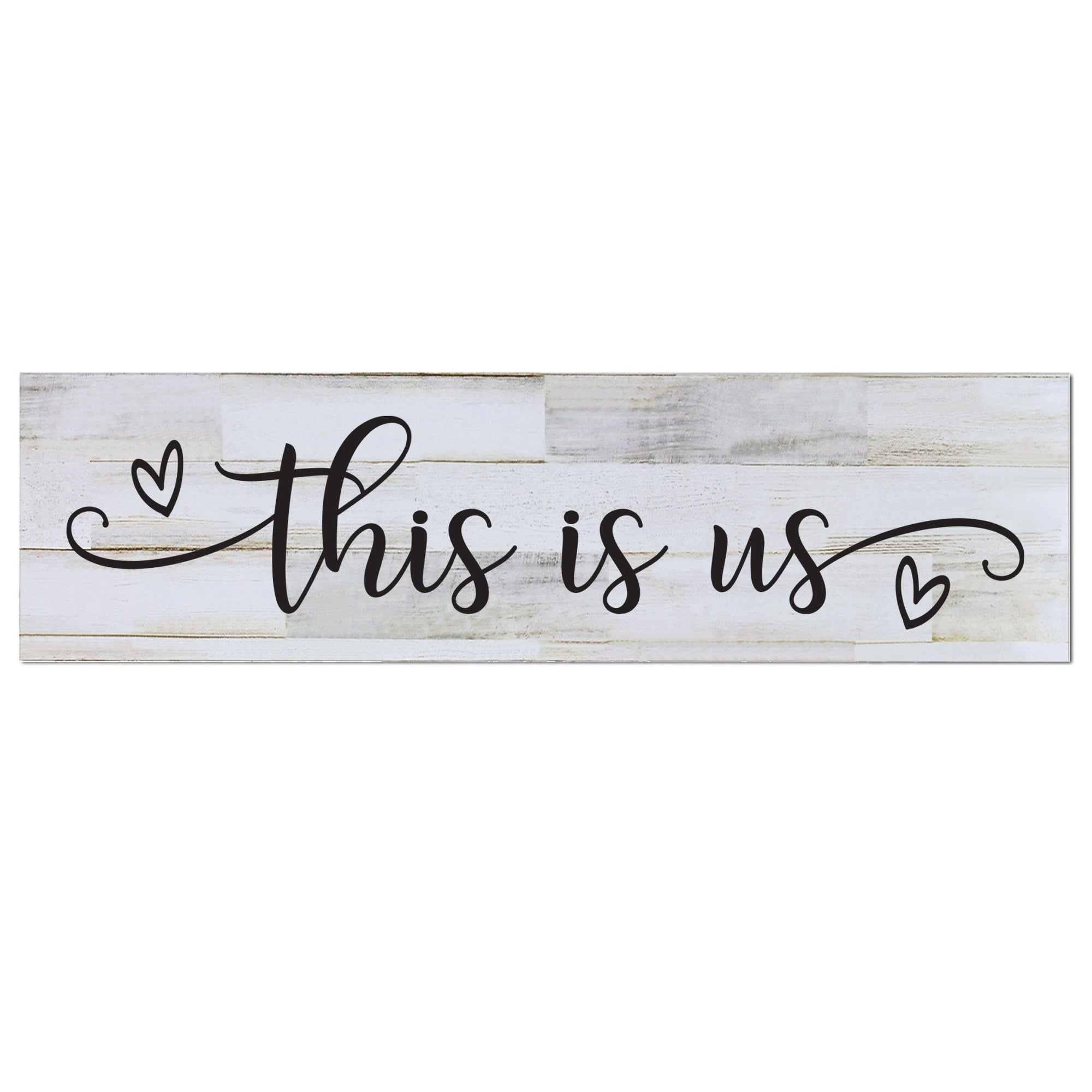 Family Barnwood Sign Home Decor - This Is Us - LifeSong Milestones
