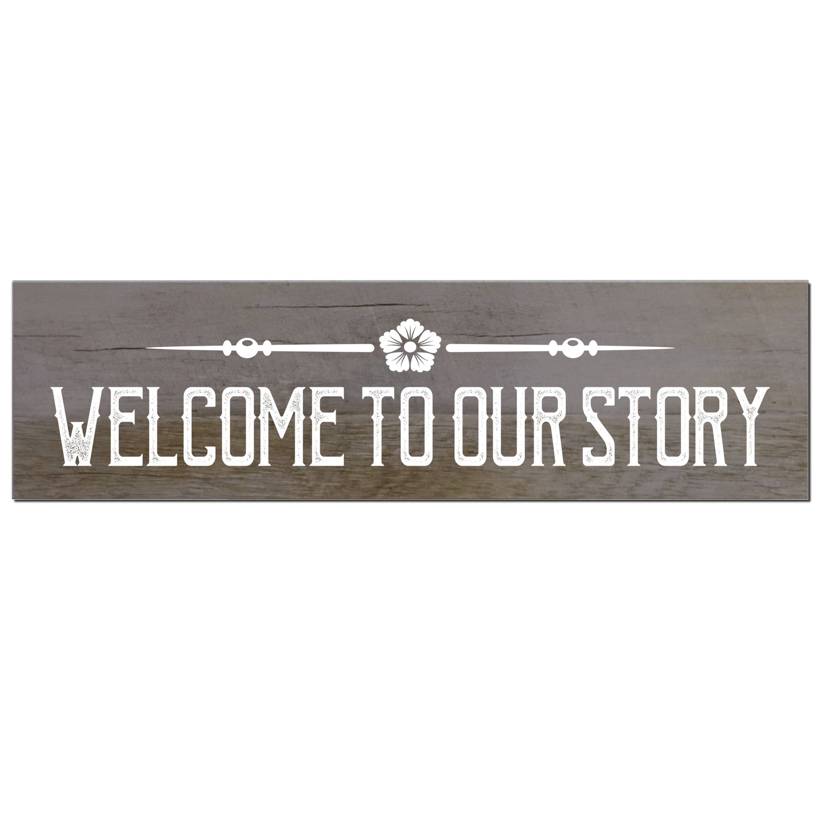 Family Barnwood Sign Home Decor - Welcome - LifeSong Milestones