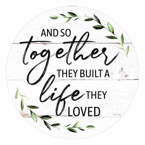 Family & Home Round Refrigerator Magnet Perfect Gift Idea For Home Décor - And So Together - LifeSong Milestones