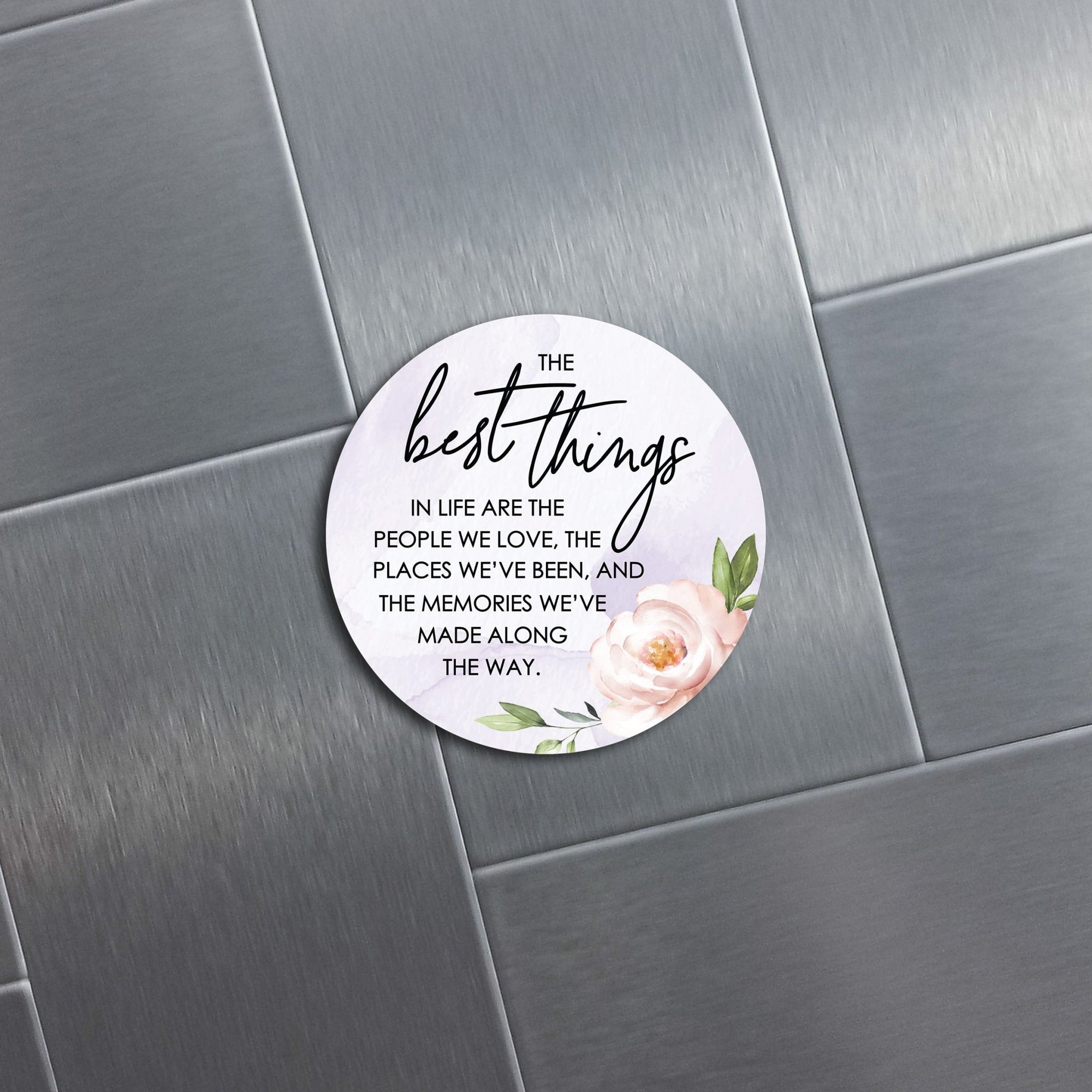 Family & Home Round Refrigerator Magnet Perfect Gift Idea For Home Décor - Best Things - LifeSong Milestones