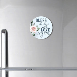 Family & Home Round Refrigerator Magnet Perfect Gift Idea For Home Décor - Bless This Home - LifeSong Milestones