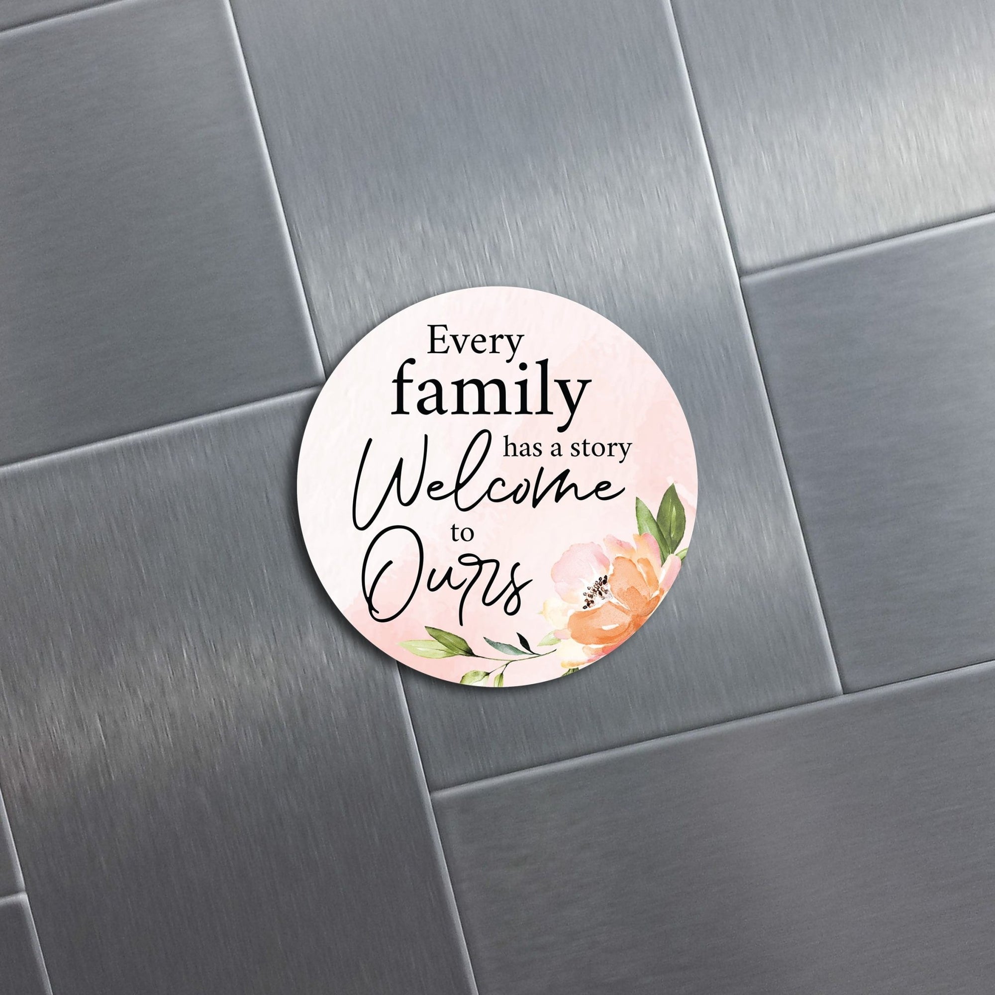Family & Home Round Refrigerator Magnet Perfect Gift Idea For Home Décor - Every Family - LifeSong Milestones