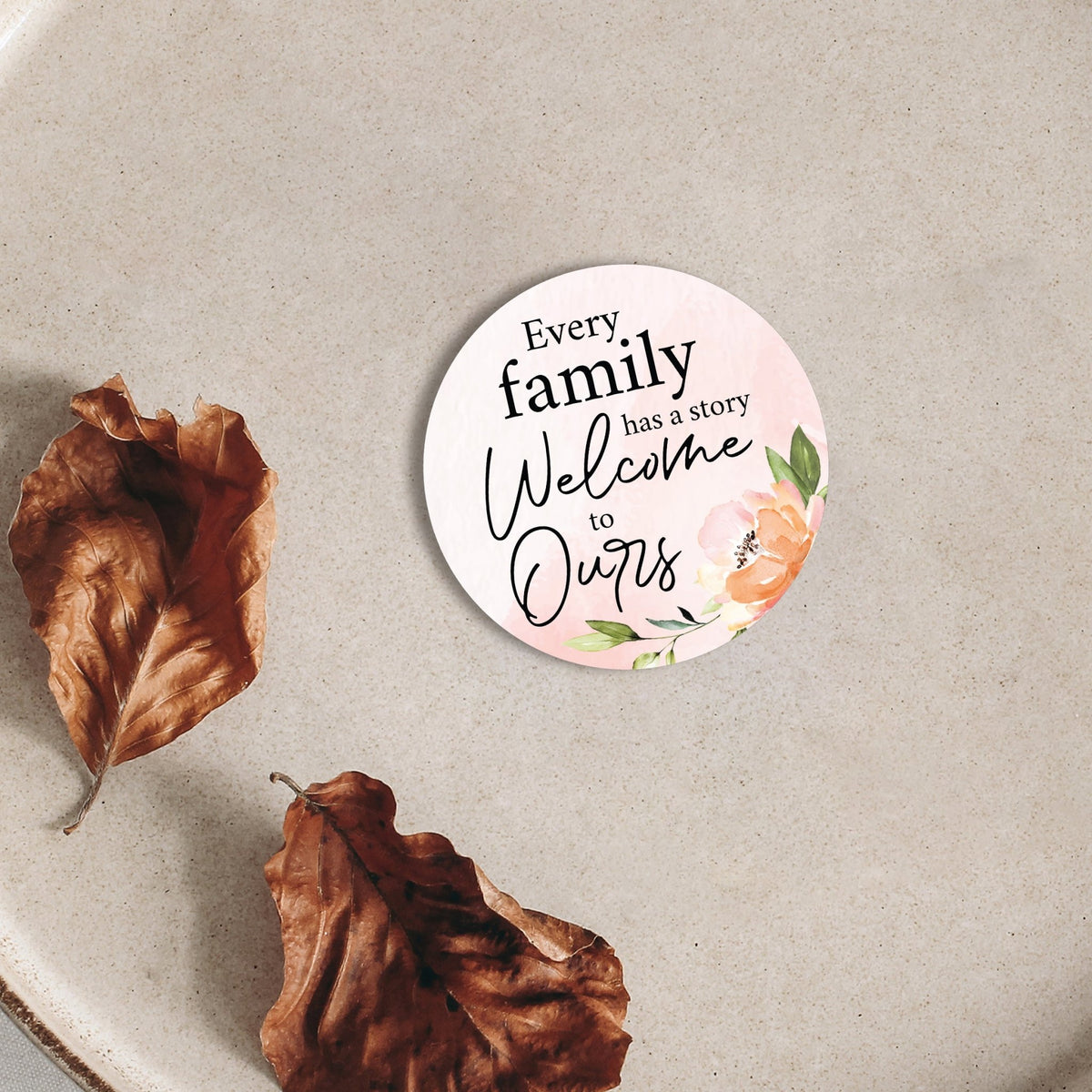 Family & Home Round Refrigerator Magnet Perfect Gift Idea For Home Décor - Every Family - LifeSong Milestones
