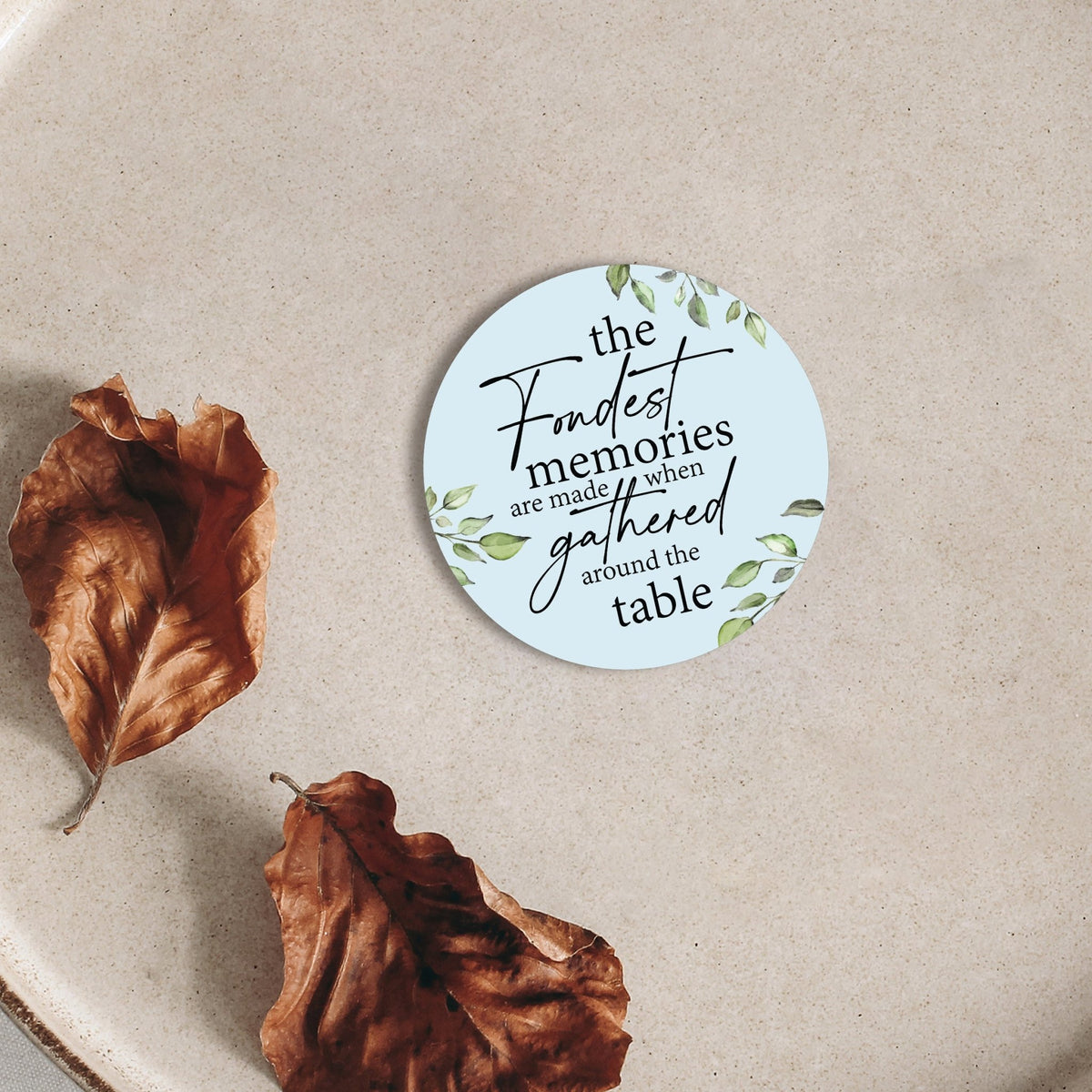 Family & Home Round Refrigerator Magnet Perfect Gift Idea For Home Décor - Fondest Memories - LifeSong Milestones