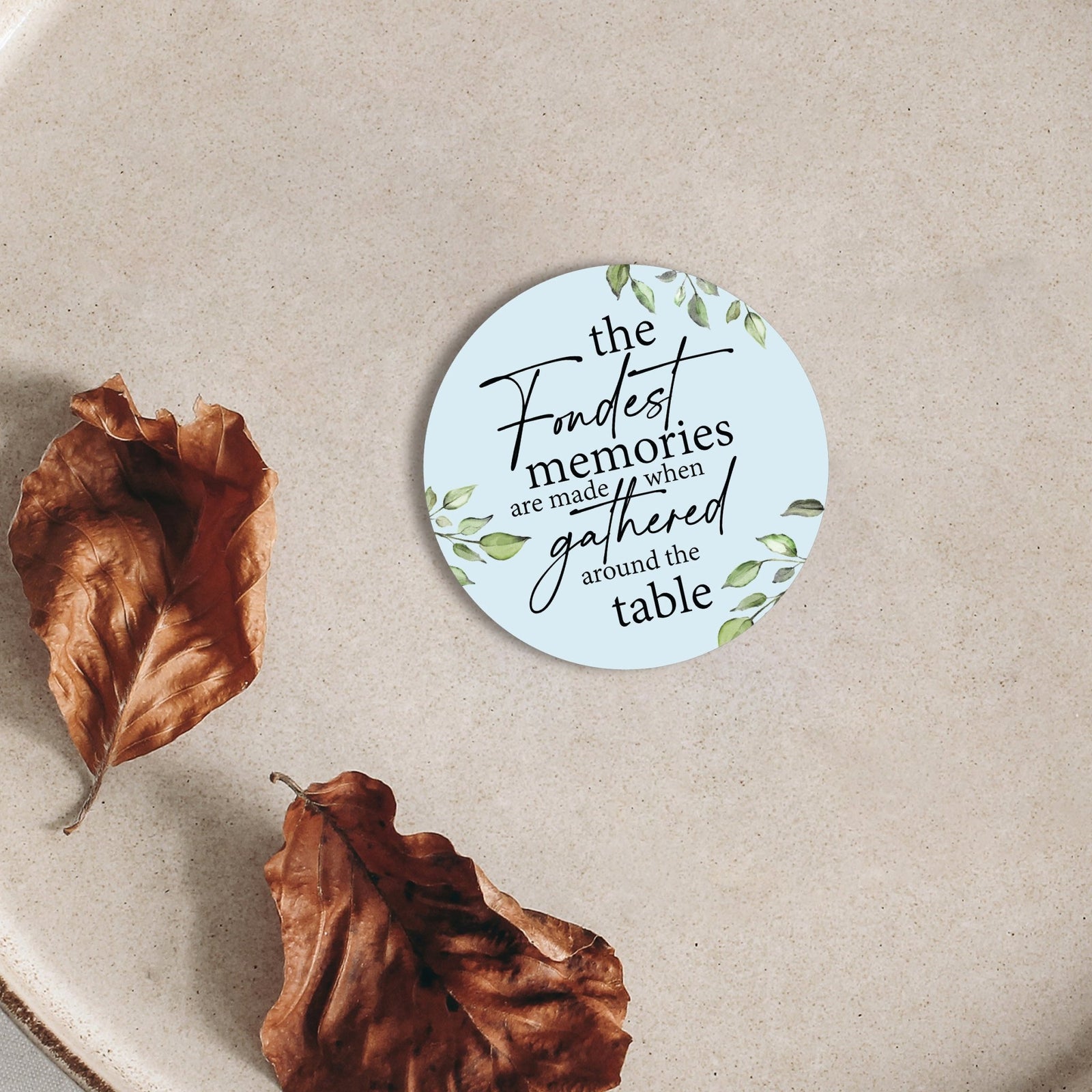 Family & Home Round Refrigerator Magnet Perfect Gift Idea For Home Décor - Fondest Memories - LifeSong Milestones