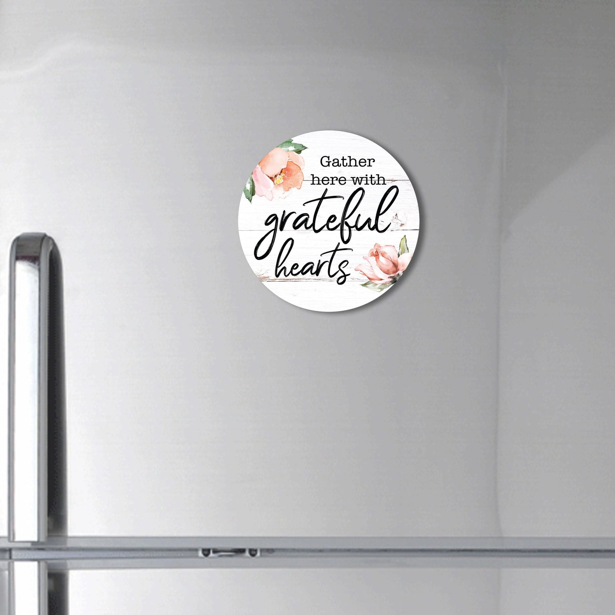 Family & Home Round Refrigerator Magnet Perfect Gift Idea For Home Décor - Gather Here - LifeSong Milestones