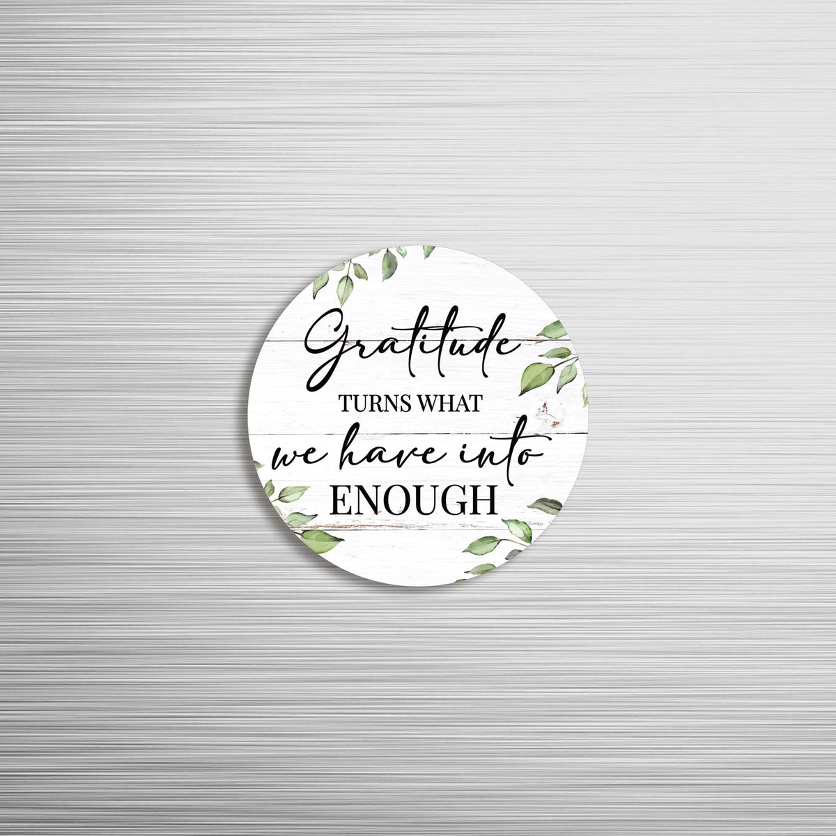 Family & Home Round Refrigerator Magnet Perfect Gift Idea For Home Décor - Gratitude Turns - LifeSong Milestones