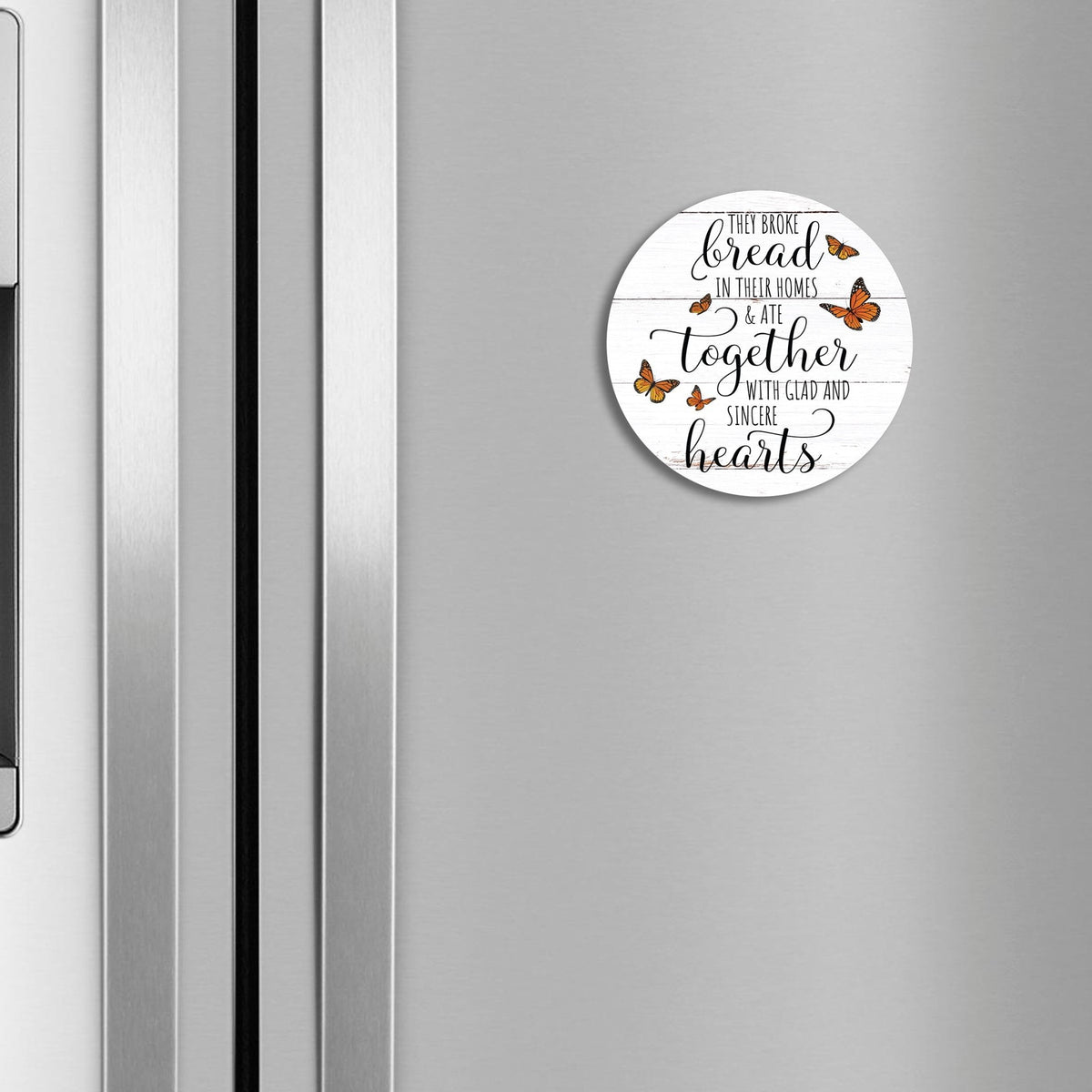 Family & Home Refrigerator Magnet Perfect Gift Idea For Home Décor - They Broke Bread