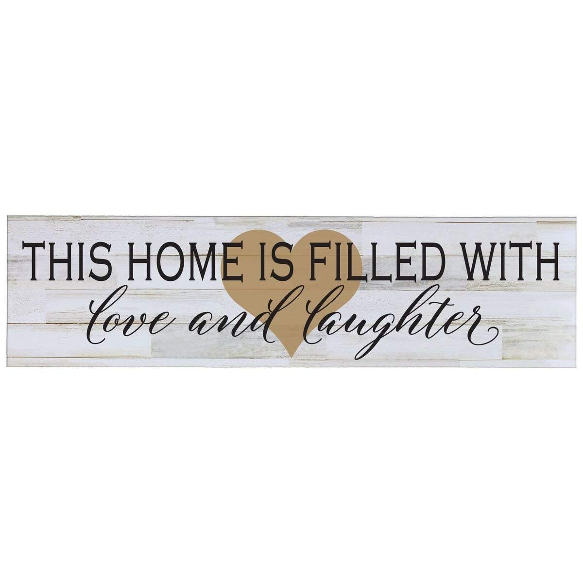 Family Home Wall Sign Plaque 10" x 40" - LifeSong Milestones