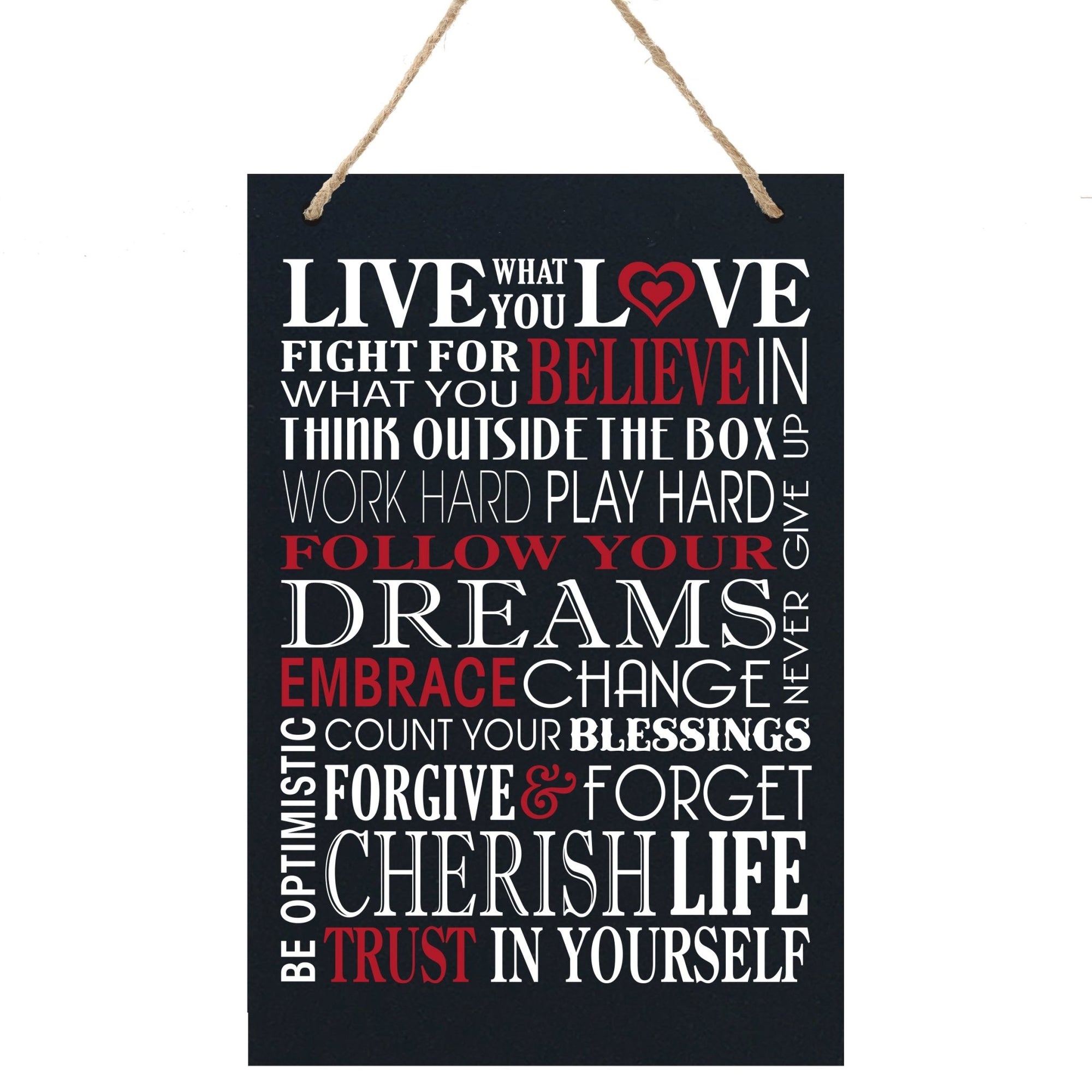 Family Sign Gift For New Home Decoration - Dreams - LifeSong Milestones