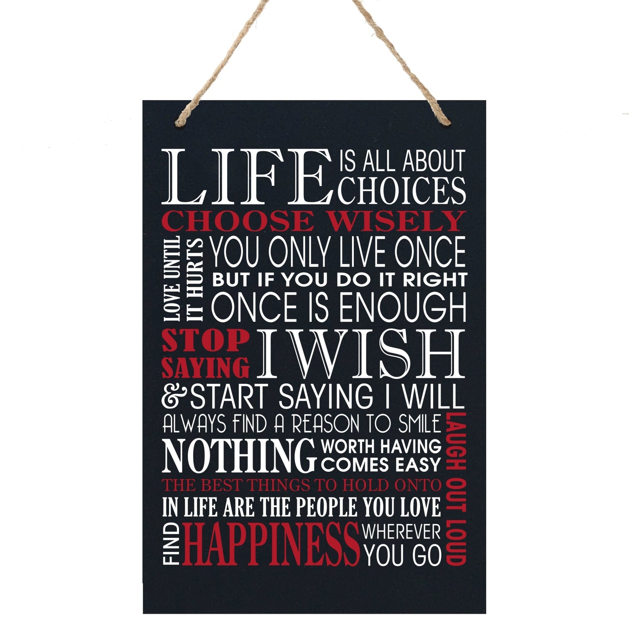 Family Sign Gift For New Home Decoration - Life - LifeSong Milestones