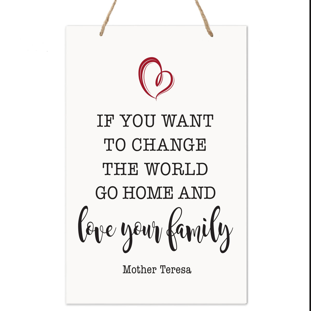 Family Sign Gift For New Home Decoration - Love Your Family - LifeSong Milestones