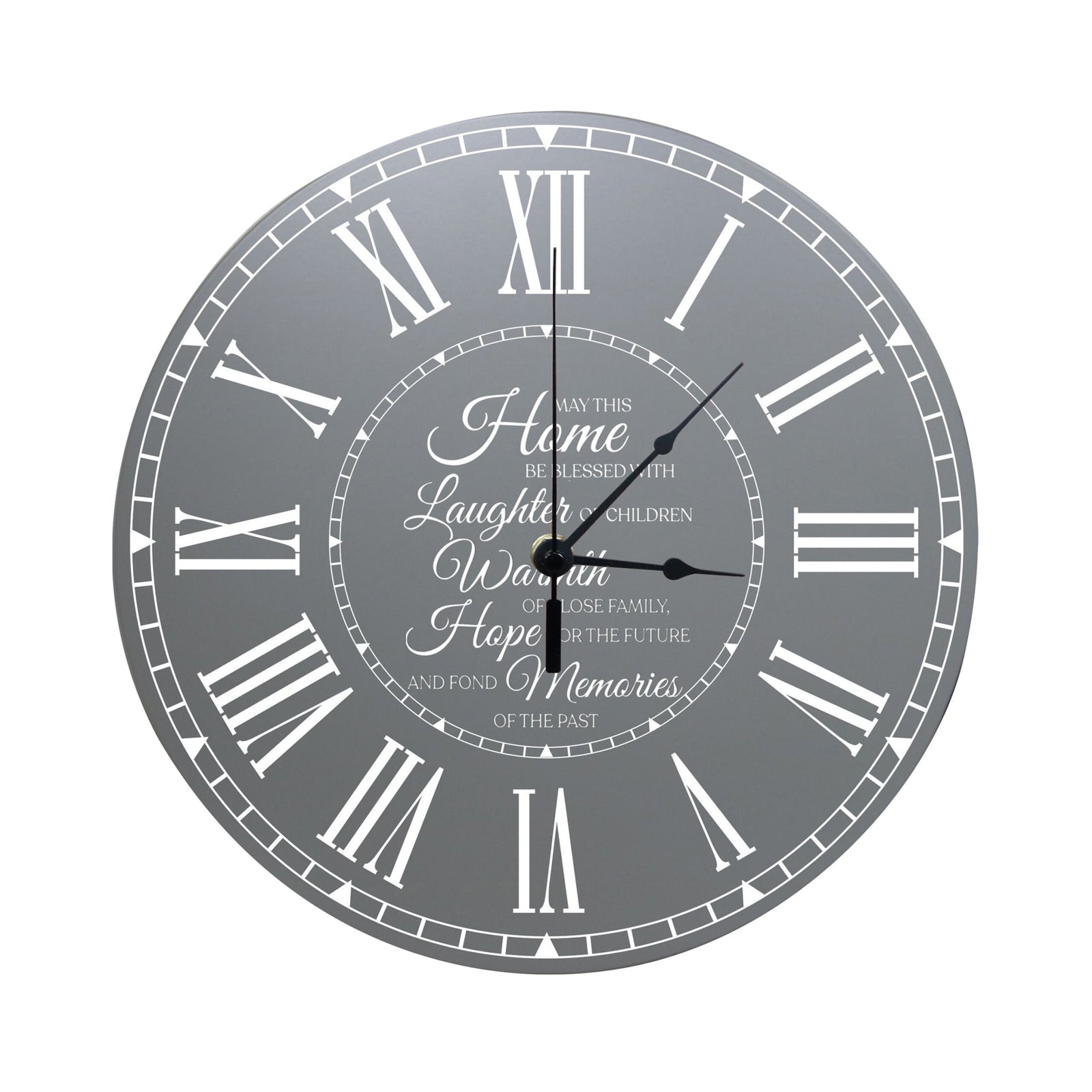 Family Wall or Desktop Clock 12” - May This Home - LifeSong Milestones