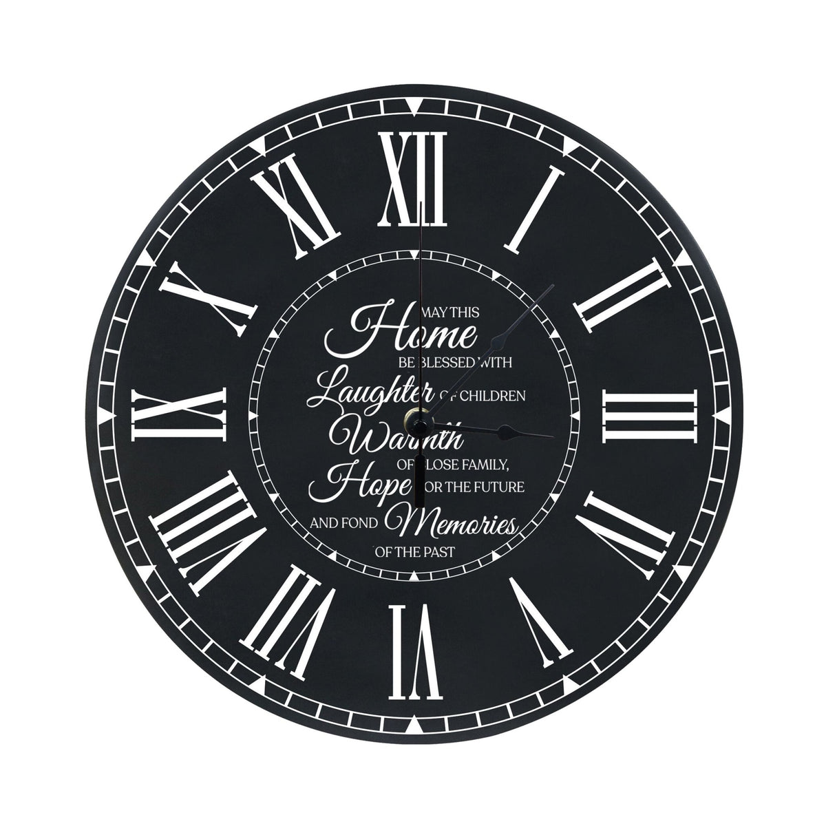Family Wall or Desktop Clock 12” - May This Home - LifeSong Milestones
