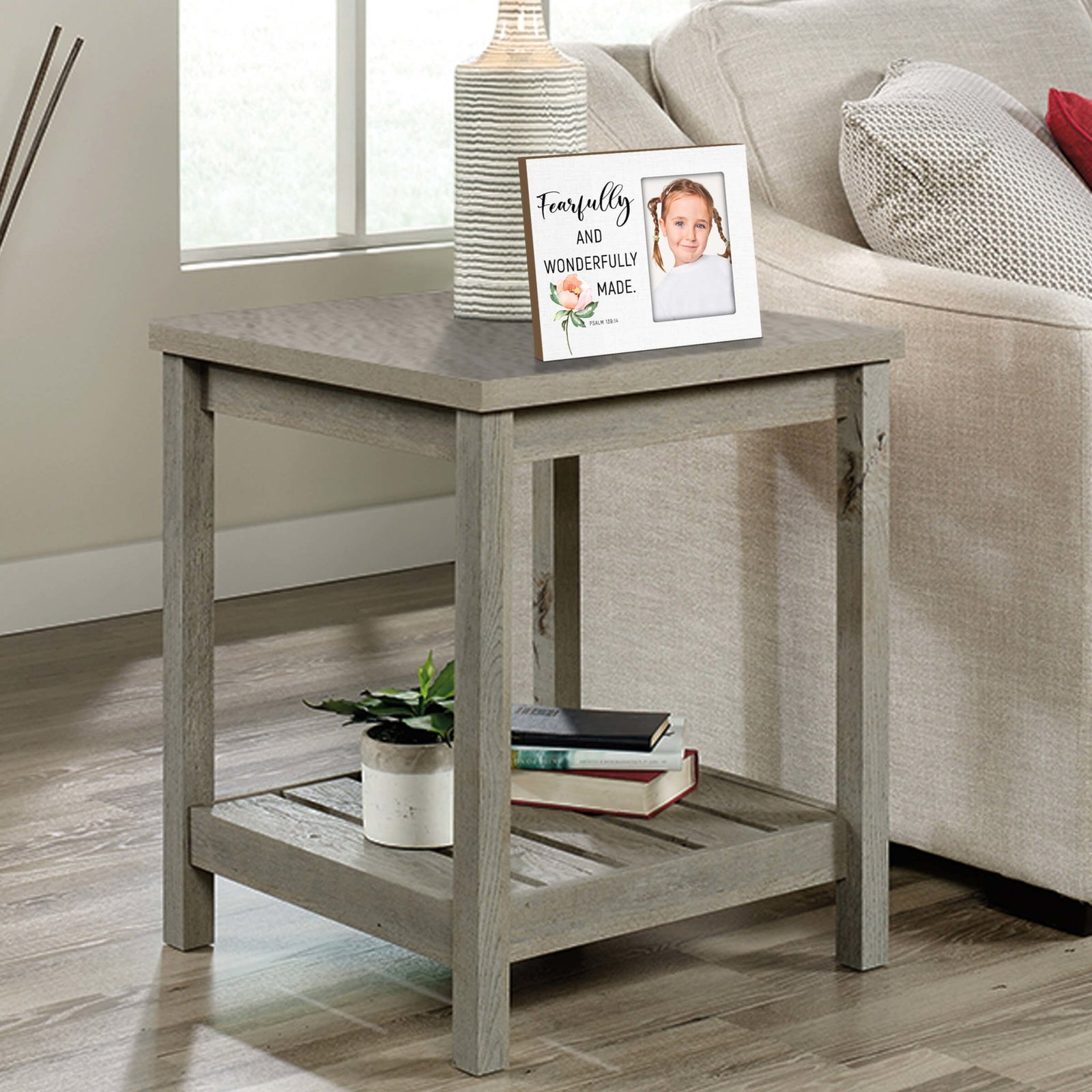 Fearfully & Wonderfully Made Wooden Picture Frame - LifeSong Milestones