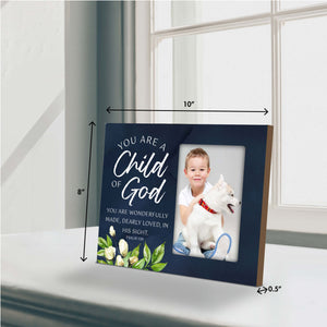 Fearfully & Wonderfully Made Wooden Picture Frame - LifeSong Milestones