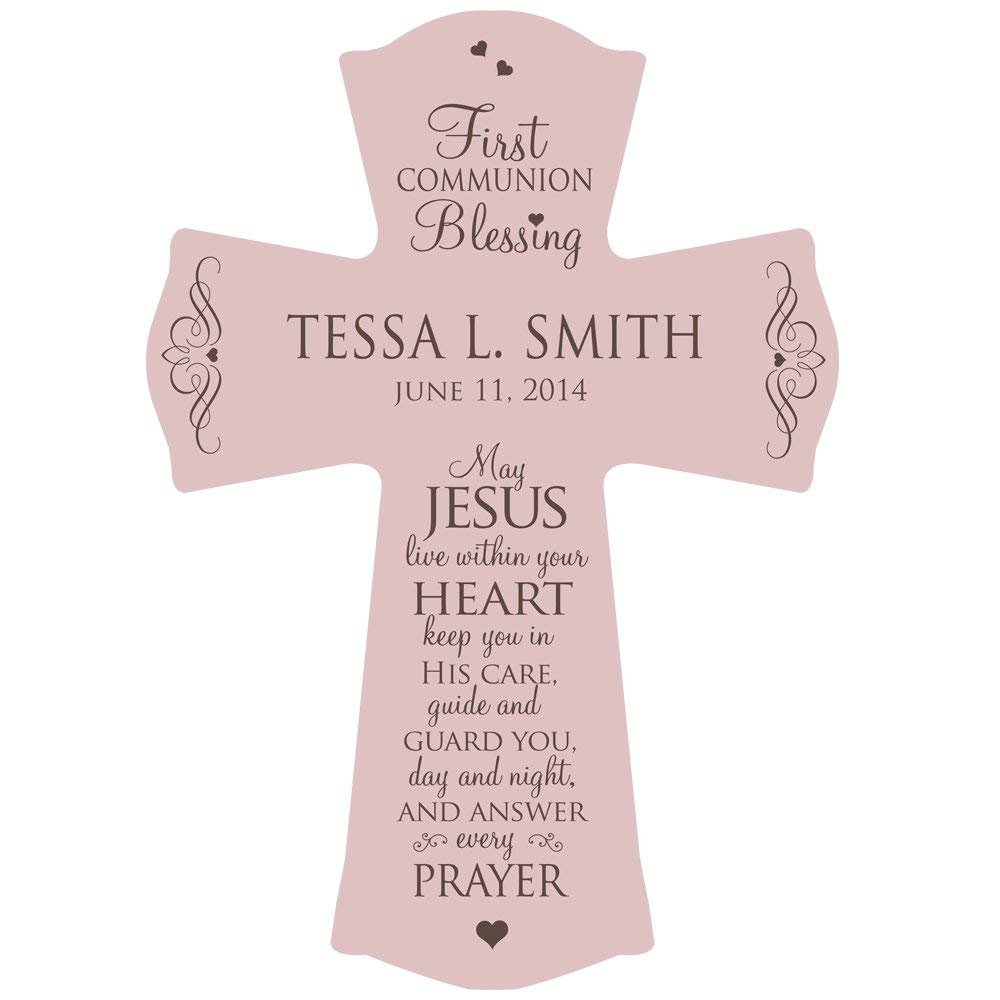 Custom First Holy Communion Wooden Wall Cross