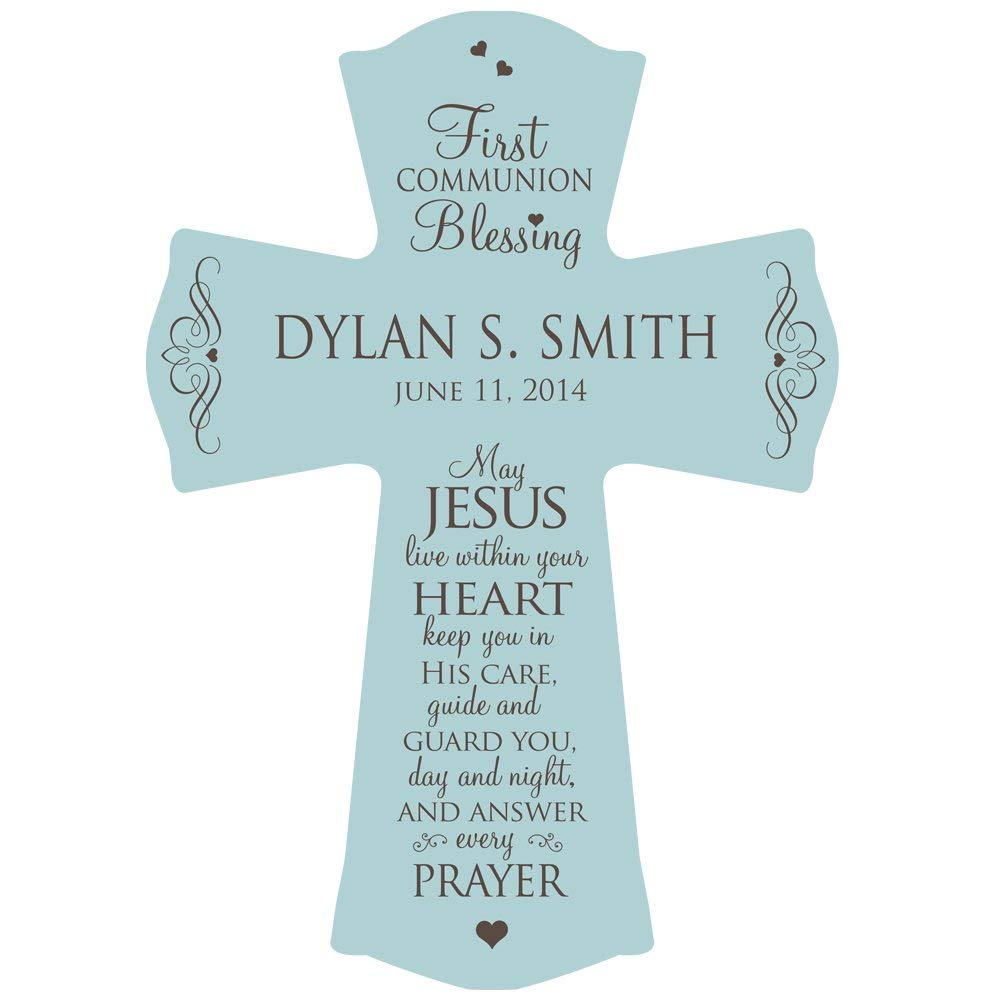 Custom First Holy Communion Wooden Wall Cross