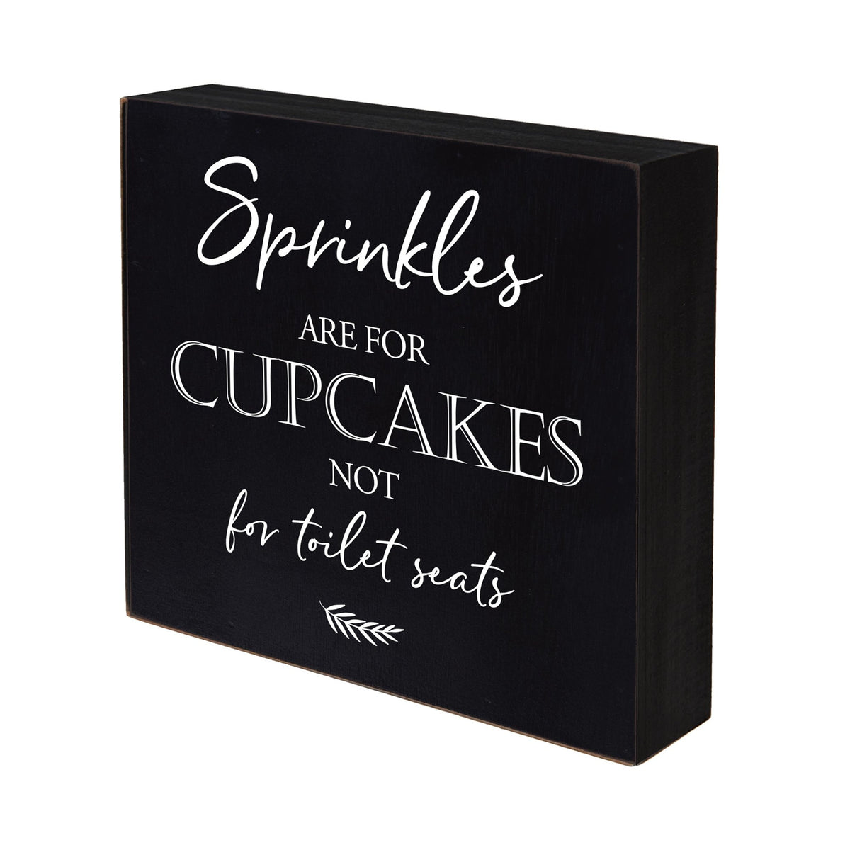Funny Bathroom Decor 10x10 Shadow Box Sprinkles Are For Cupcakes - LifeSong Milestones