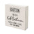 Funny Bathroom Decor 6x6 Shadow Box Caution Kids Bathroom - LifeSong Milestones