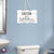 Funny Wooden Ribbon Sign Wall Decor 8” x 12” (Caution Kids Bathroom) - LifeSong Milestones