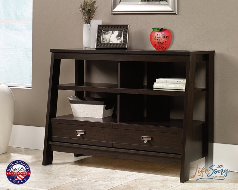 Gift For Teacher Best Teachers Teach From The Heart Apple Plaque 6x5.75in The Best Teachers For Teachers - LifeSong Milestones