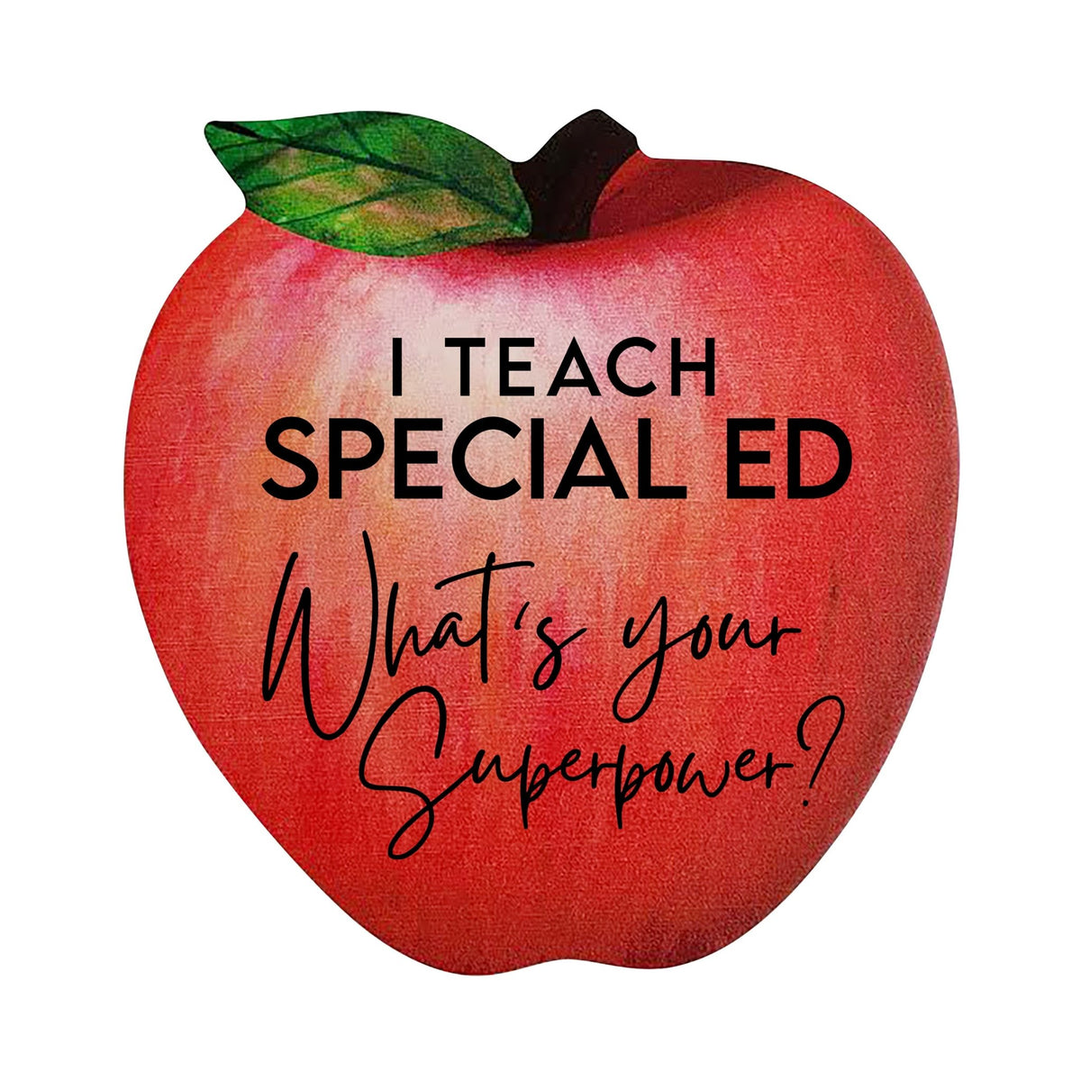 Gift For Teacher Best Teachers Teach From The Heart Apple Plaque 6x5.75in The Best Teachers For Teachers - LifeSong Milestones