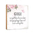 Gigi Is A Gift Floral 6x6 Inches Wood Family Art Sign Tabletop and Shelving For Home Décor - LifeSong Milestones