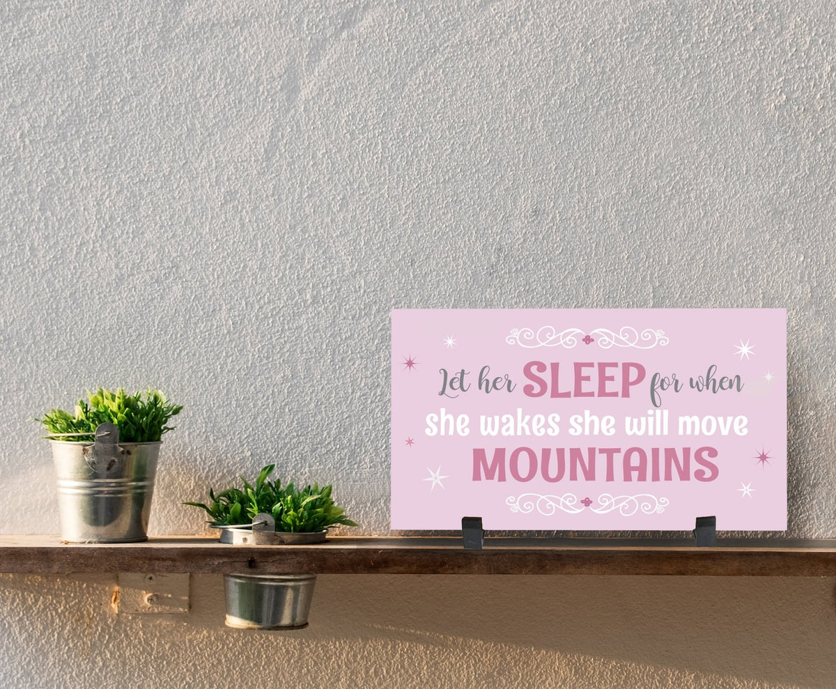 Baptismal Wooden Wall Plaque Gift for Girls