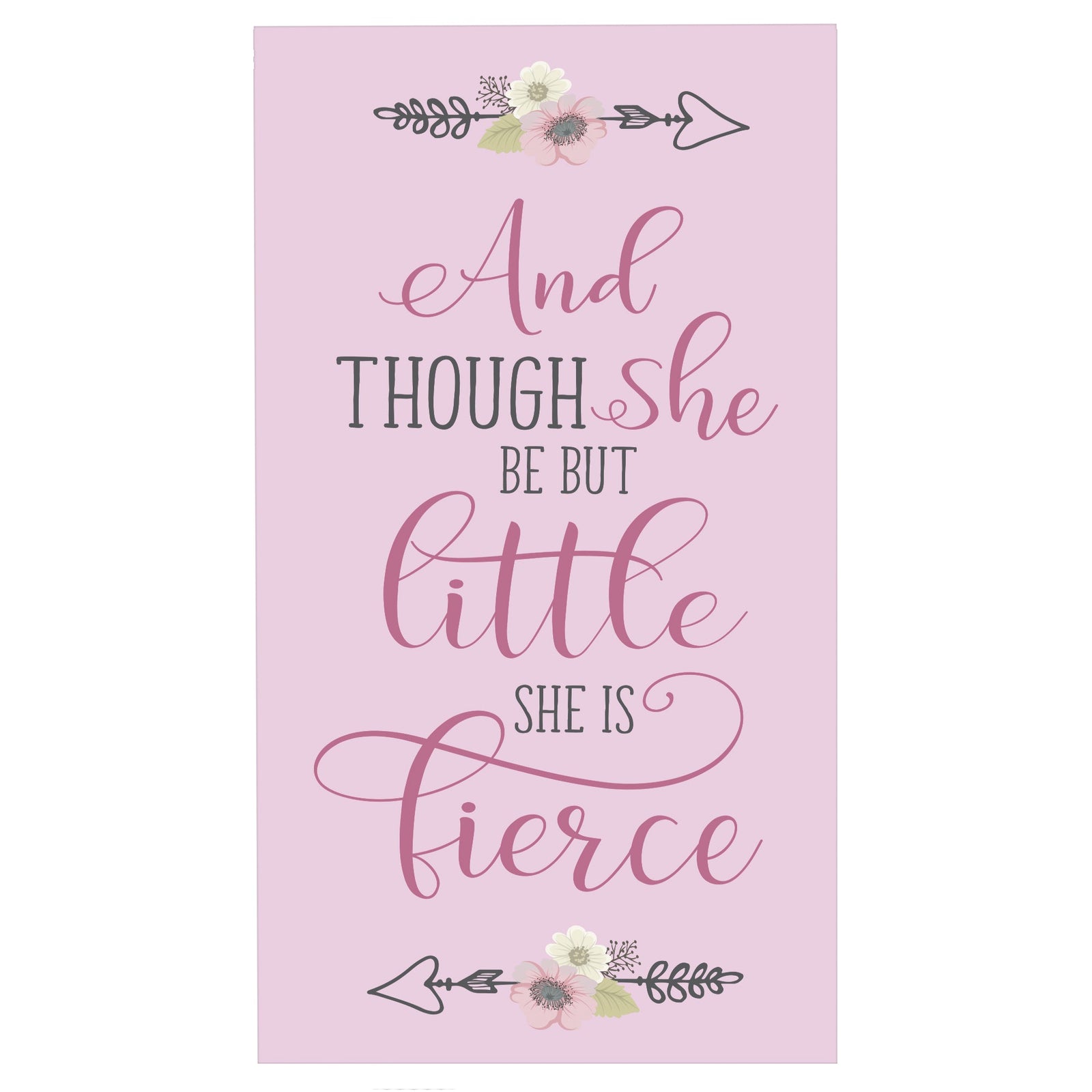 Lifesong Milestones Baptismal Wooden Wall Plaque Home Decor Gift for Girls