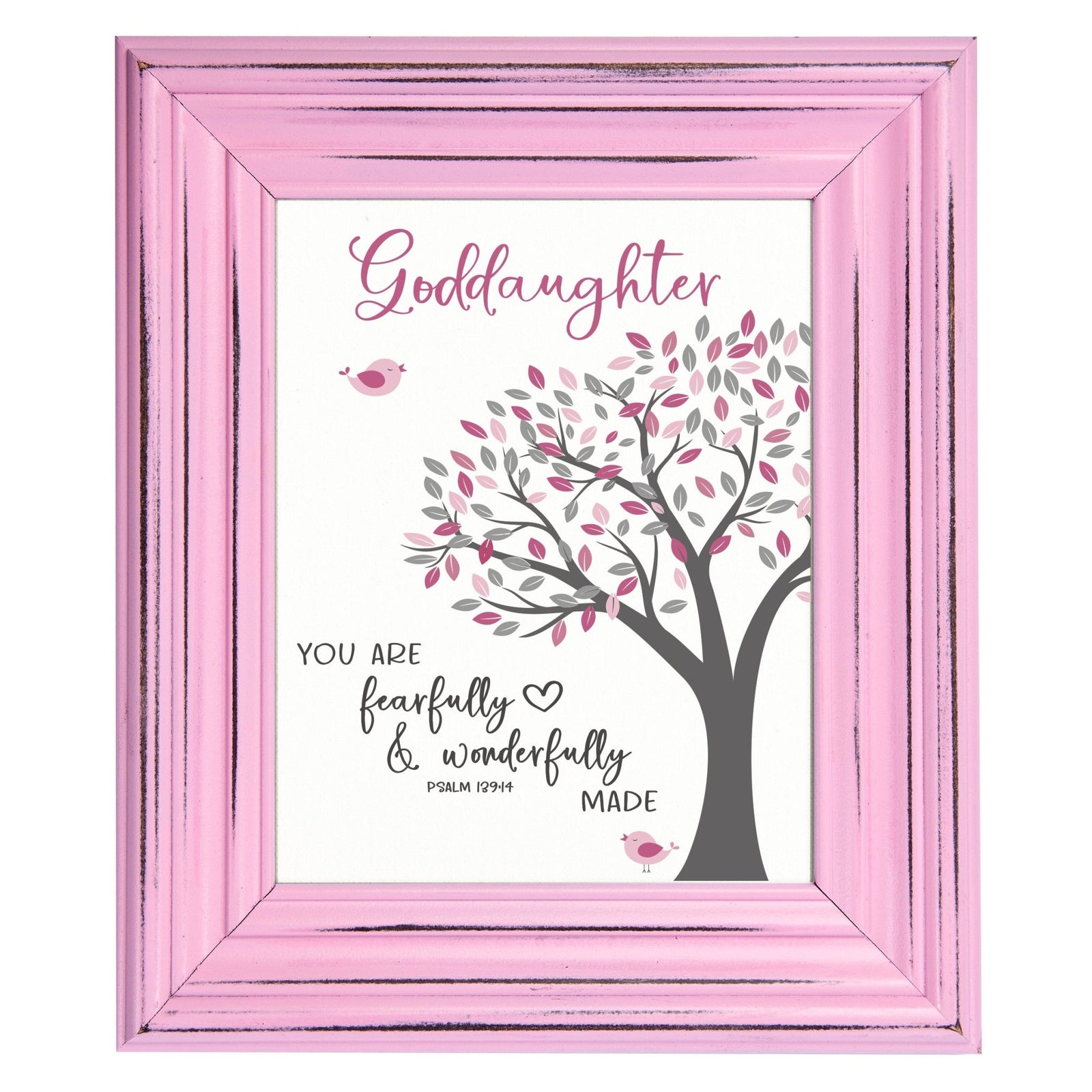 Lifesong Milestones Baptism Framed Wall Decor Signs Gifts For Boys and Girls