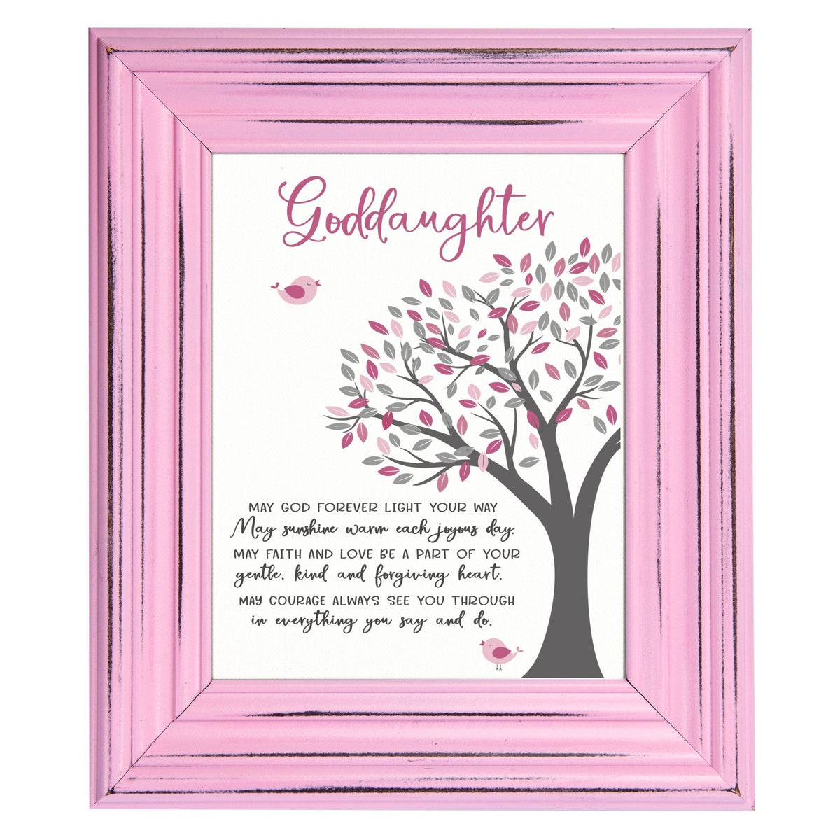 Godchild Framed Wall Signs - May God Forever - LifeSong Milestones