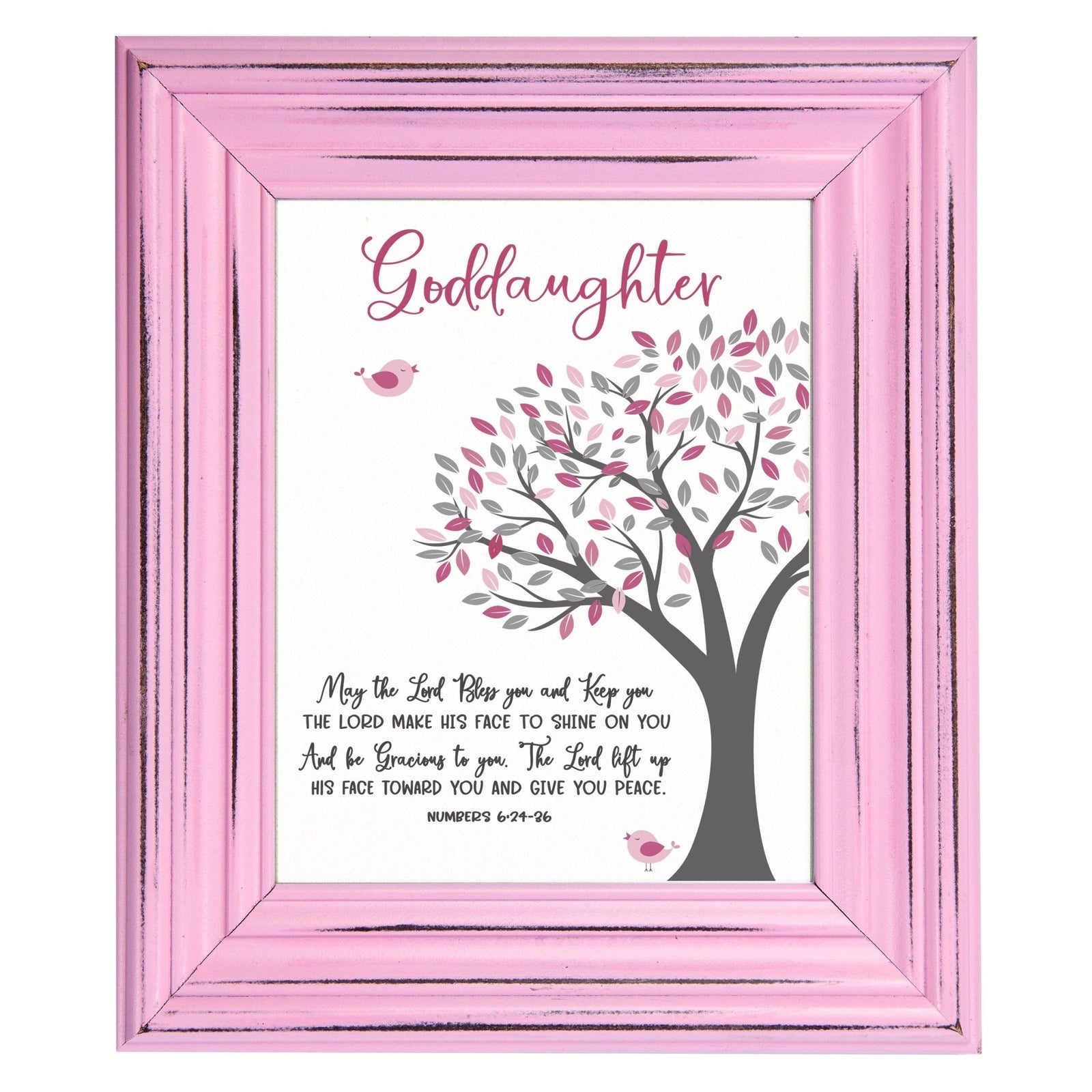 Lifesong Milestones Baptism Framed Wall Decor Signs Gifts For Boys and Girls