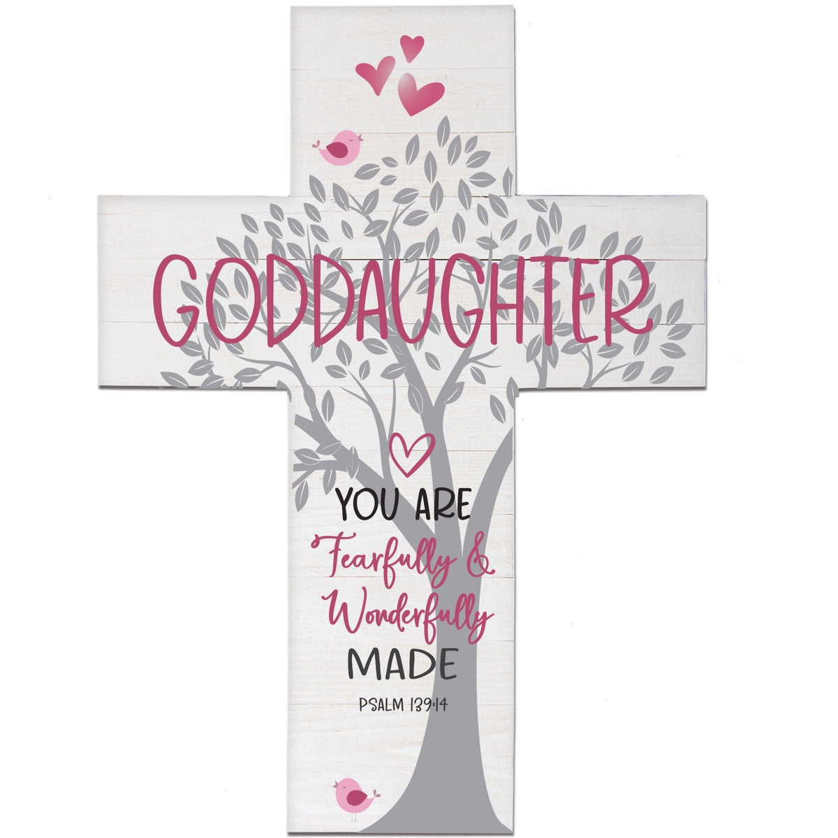 Goddaughter Baptism Wall Cross - LifeSong Milestones