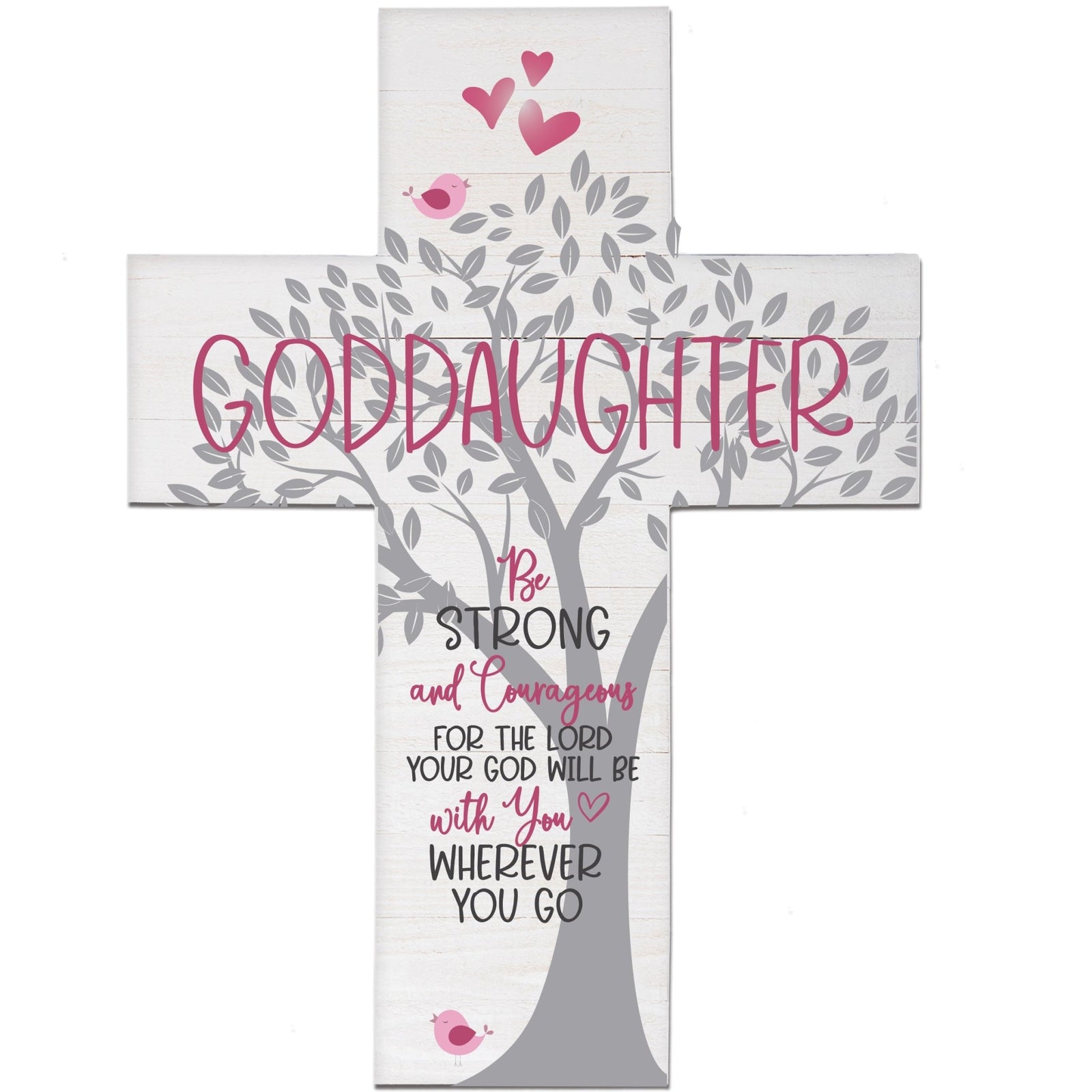 Goddaughter Baptism Wall Cross - LifeSong Milestones