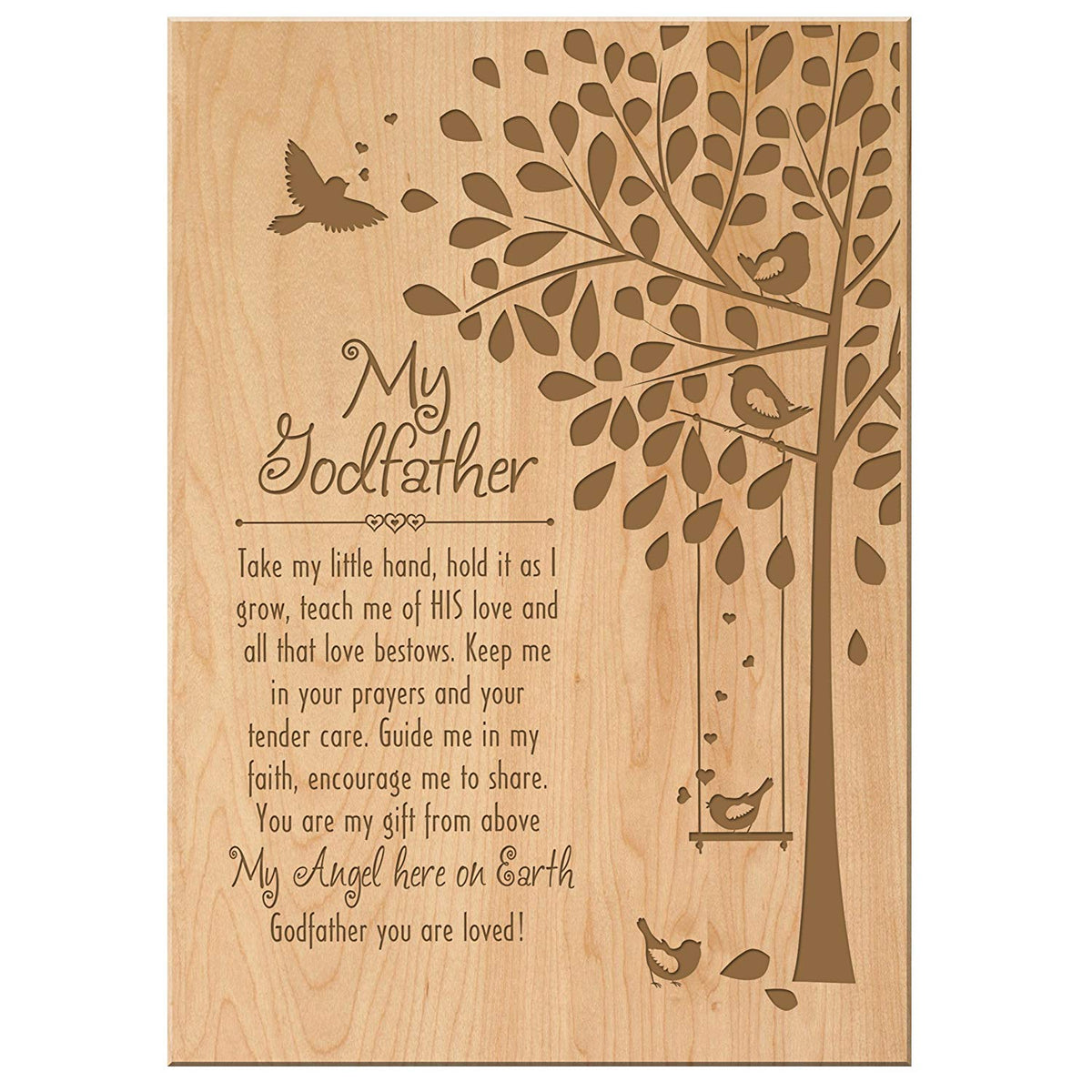 Godfather Wall Plaque Gift - My Godfather - LifeSong Milestones