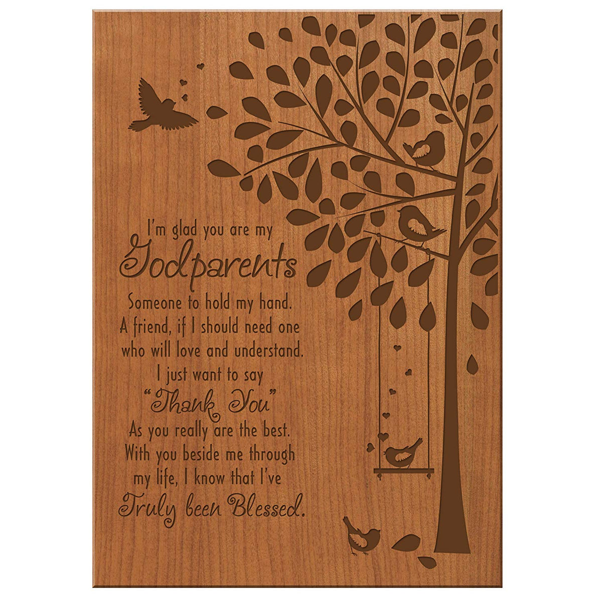 Godparent Thank You Gift from Godchild - I've Truly Been Blessed 6x8 - LifeSong Milestones