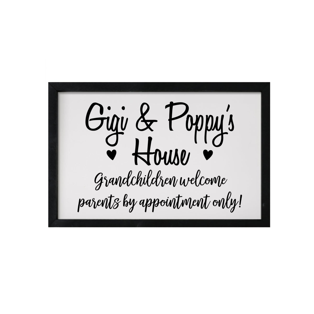 Grandparent Gifts Framed Shadow Box - Gigi &amp; Poppy Welcome - LifeSong Milestones