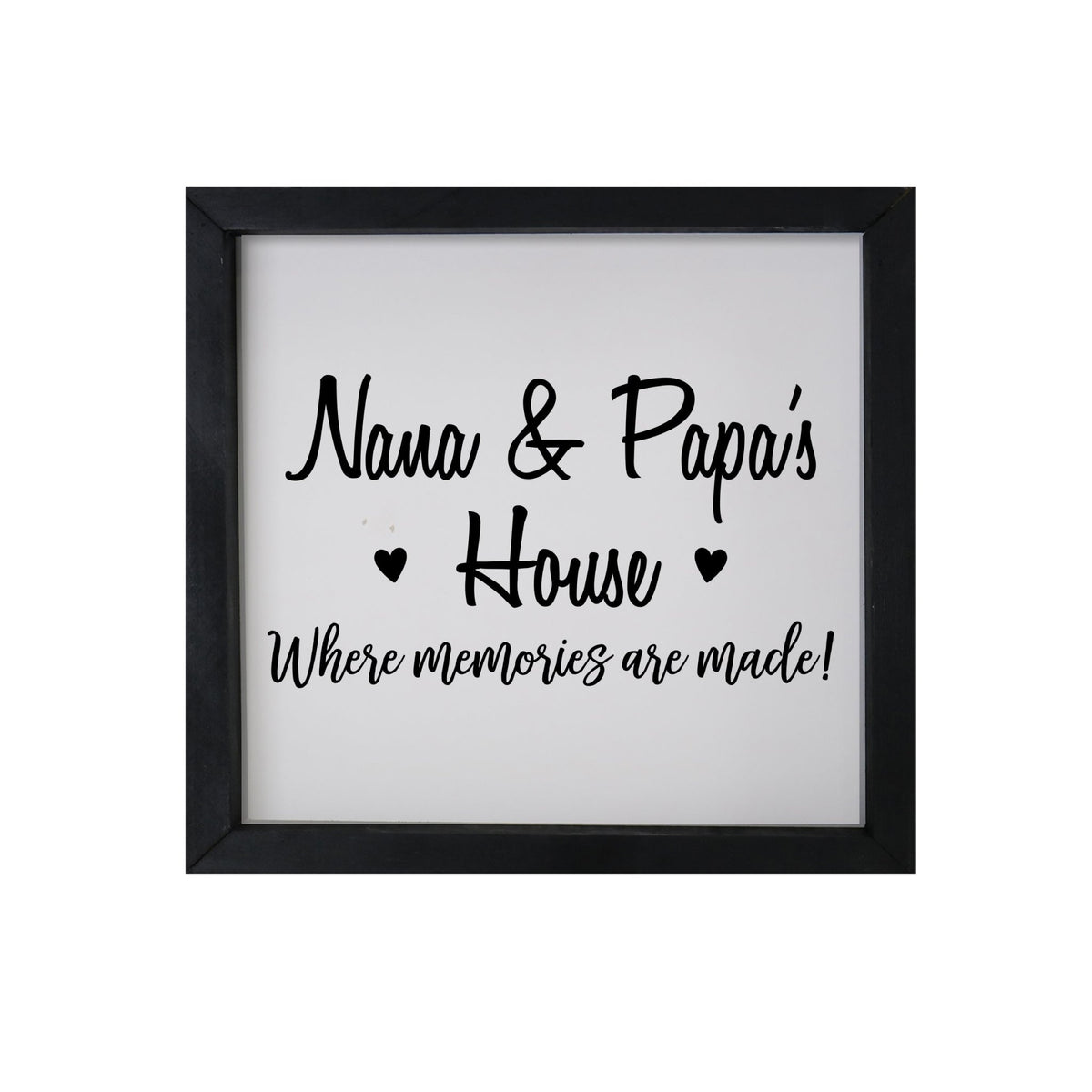 Grandparent Gifts Framed Shadow Box - Nana & Papa Memories - LifeSong Milestones