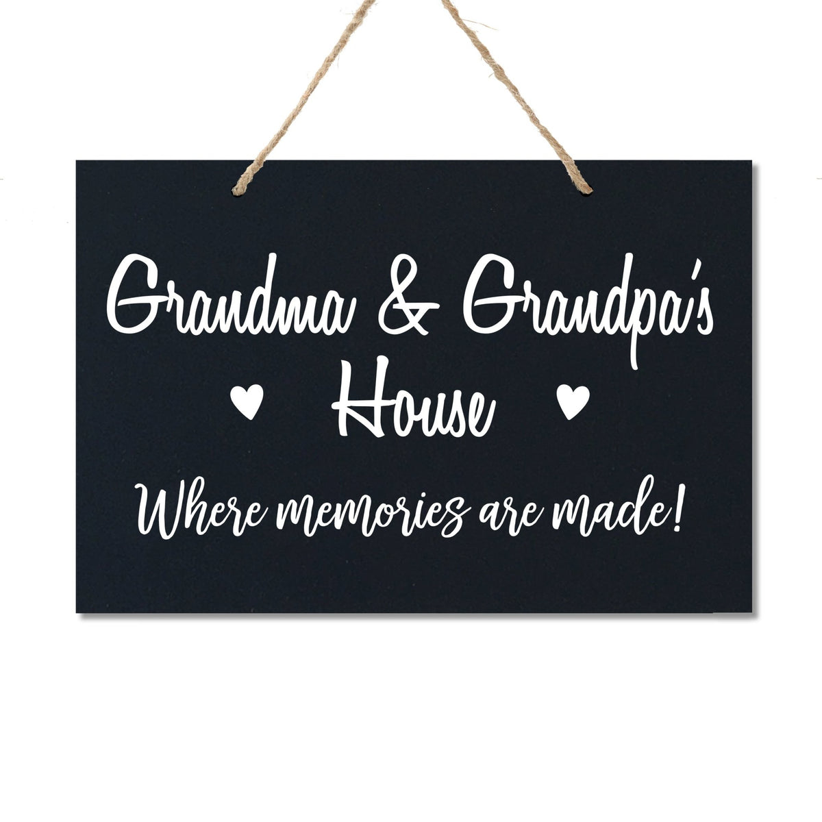 Grandparent Wall Hanging Sign Gift - Memories Are Made - LifeSong Milestones