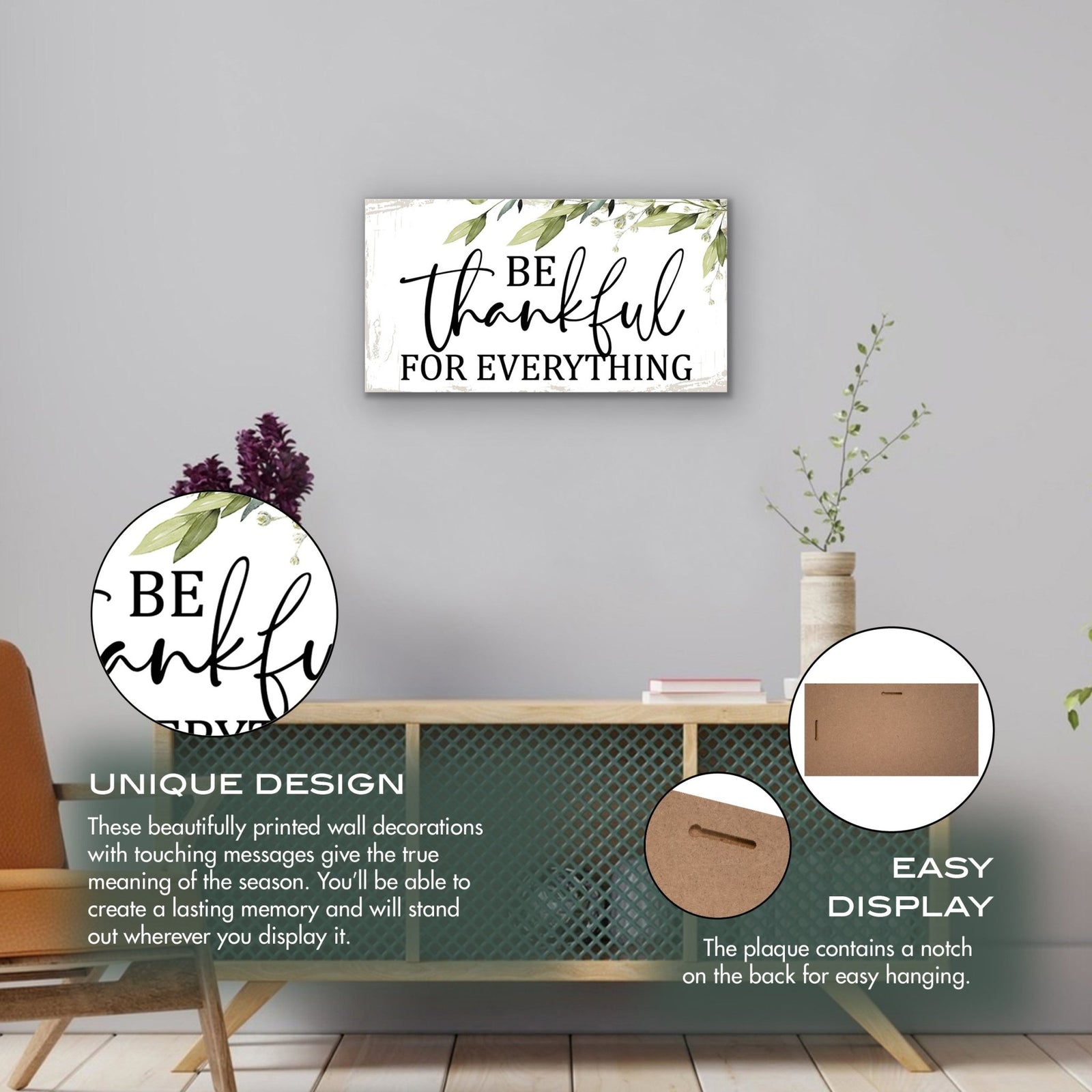 Hanging Fall Wooden Wall Art Sign for Home Decor - LifeSong Milestones