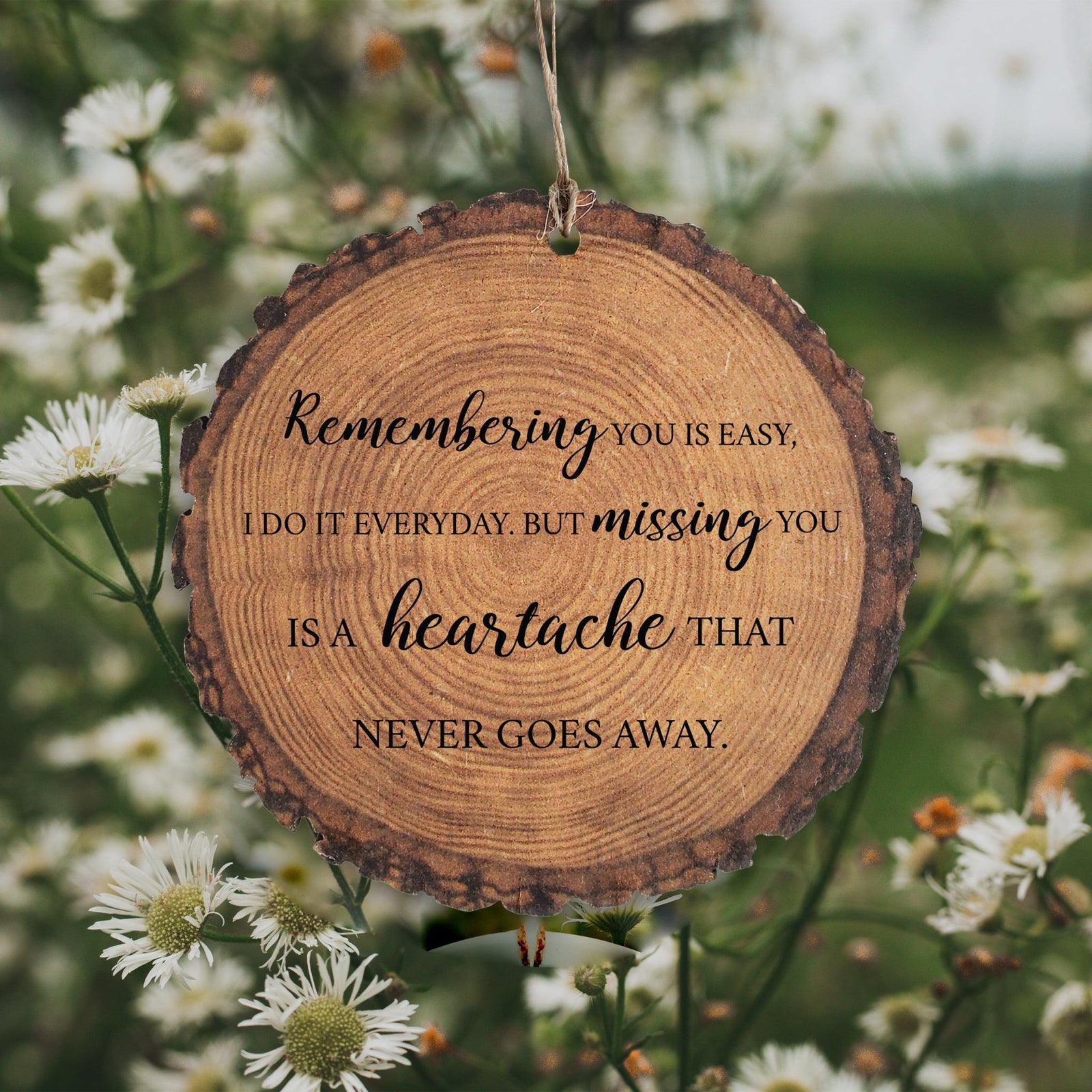 A Hanging Memorial Barky Ornament for Loss of Loved One