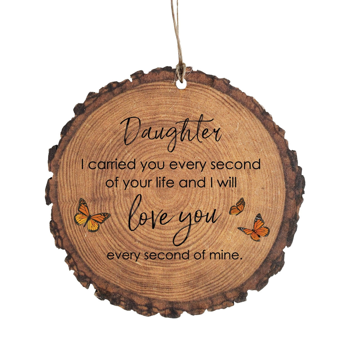 Hanging Memorial Bereavement Barky Ornament for Loss of Loved One - I Carried You - LifeSong Milestones